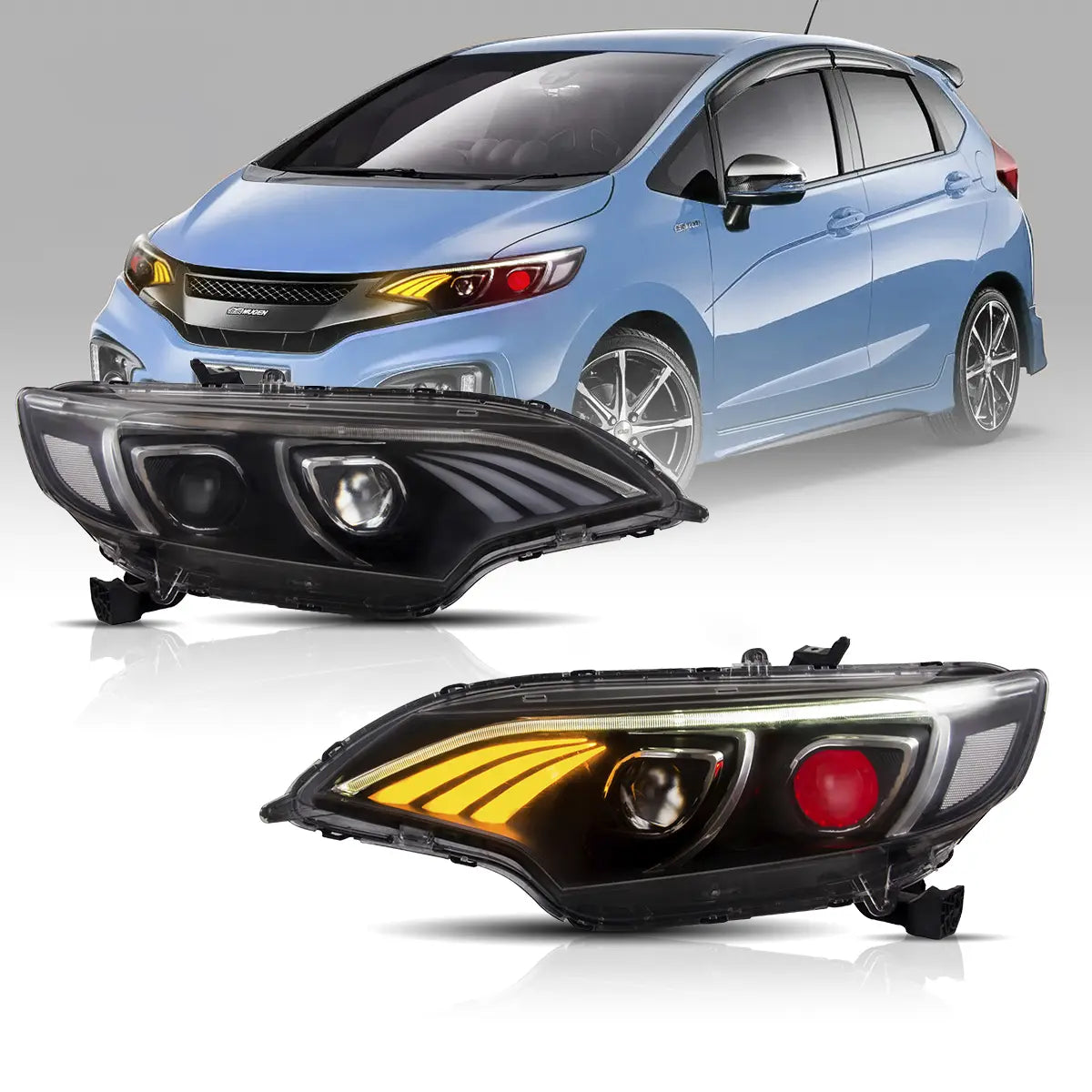 Fanali Anteriore Completo per Honda Fit/Jazz (2015-2020) a LED