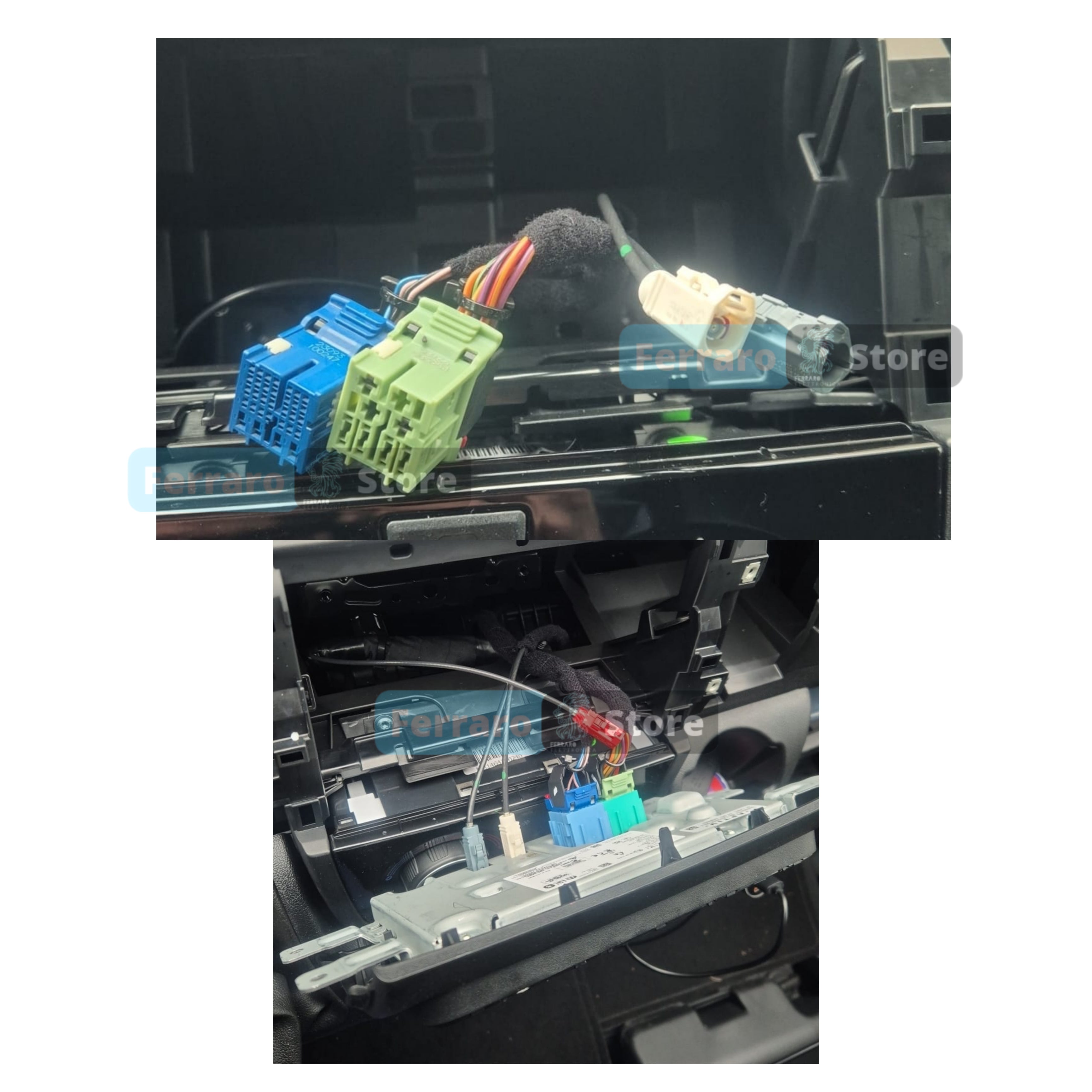 Kit Montaggio Autoradio 9"Pollici Fiat Ducato (Dal 2021>) Mascherina, Cablaggio Autoradio Android