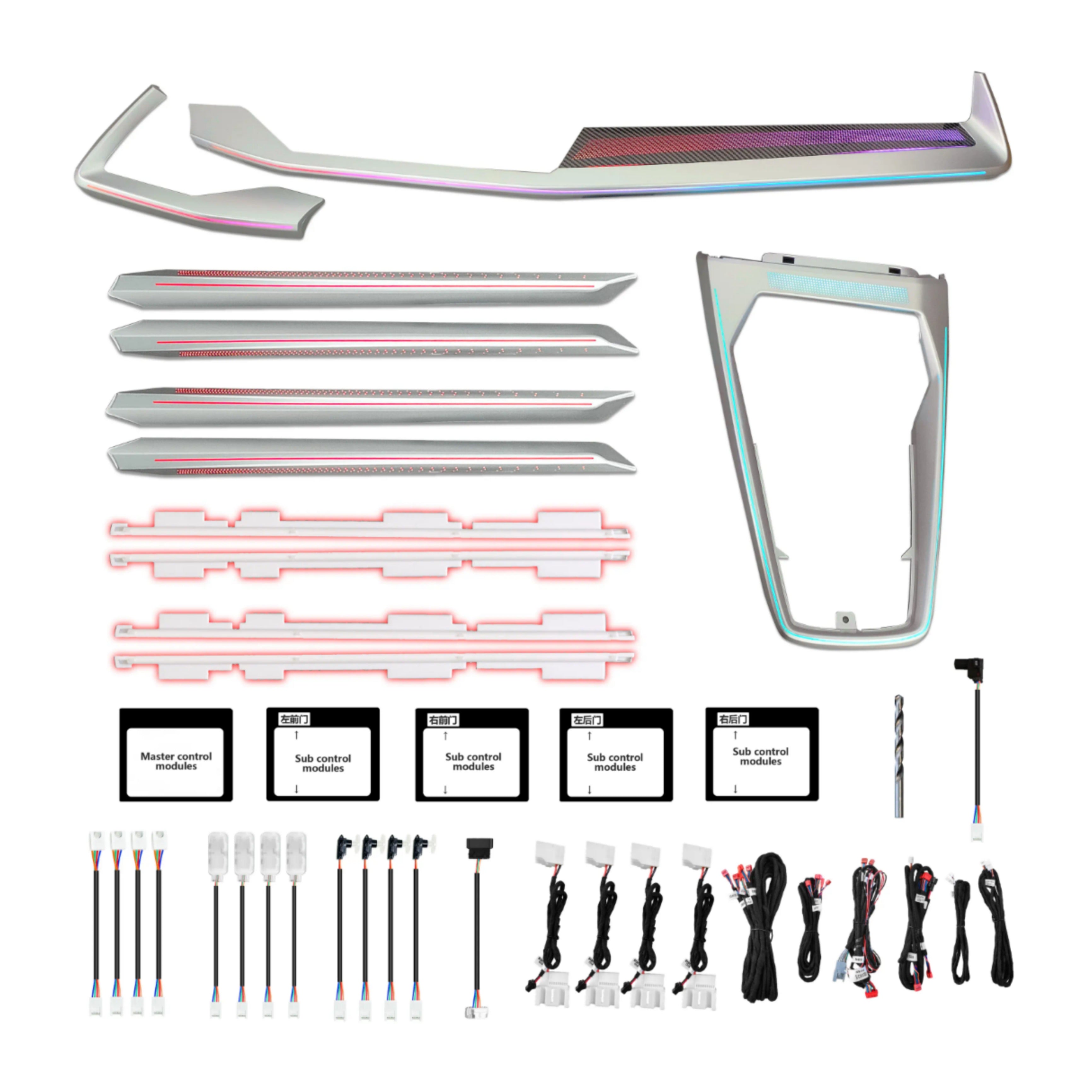 Ambient Light per Audi A3 8Y (2021-2024), 64 Colori RGB