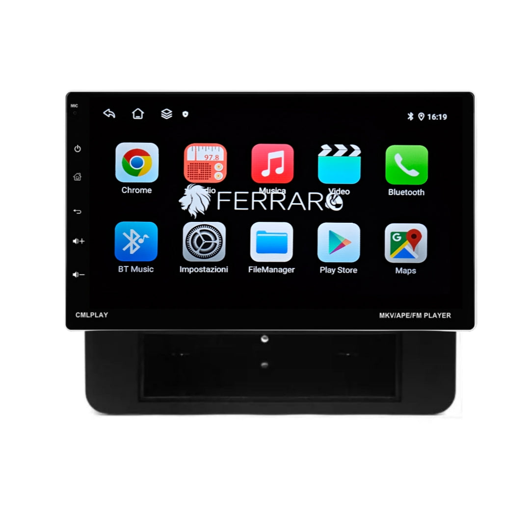 Autoradio per Alfaromeo 159 1Din 9" | No Navi. Di Serie | 2005-2011 | Android | Bluetooth | Estraibile | CarPlay | Android Auto | 2/32GB Ram
