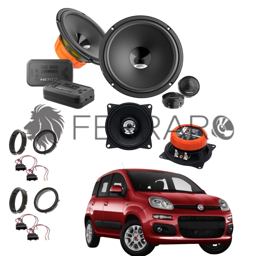 Hertz Kit 6 Casse | DSK 165.3 | DCX 100.3 | Ant/Post | Panda 3ª Serie dal 2012>