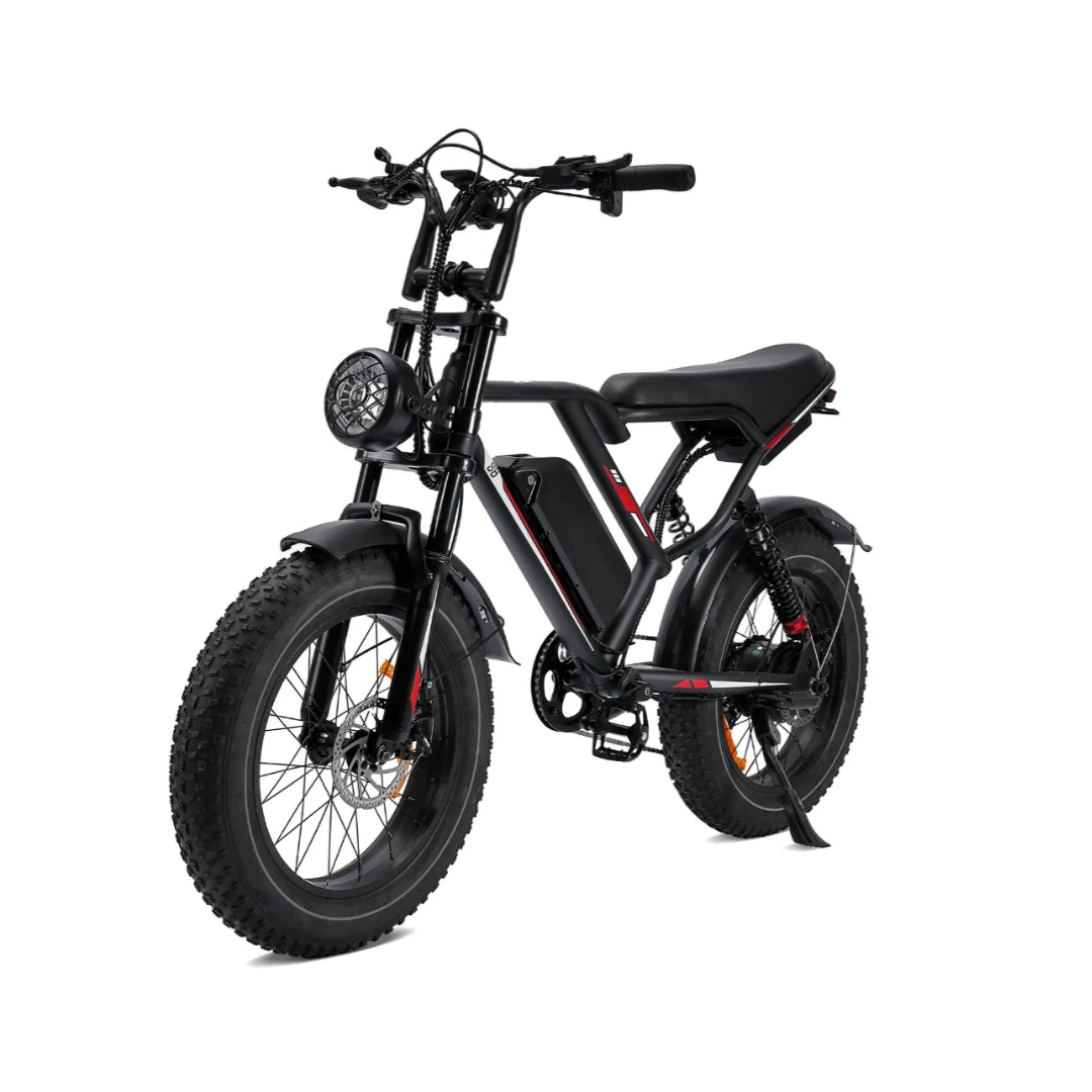 FerraroStore S8-Single, Bici Elettrica Pieghevole, 20", Batteria 48V