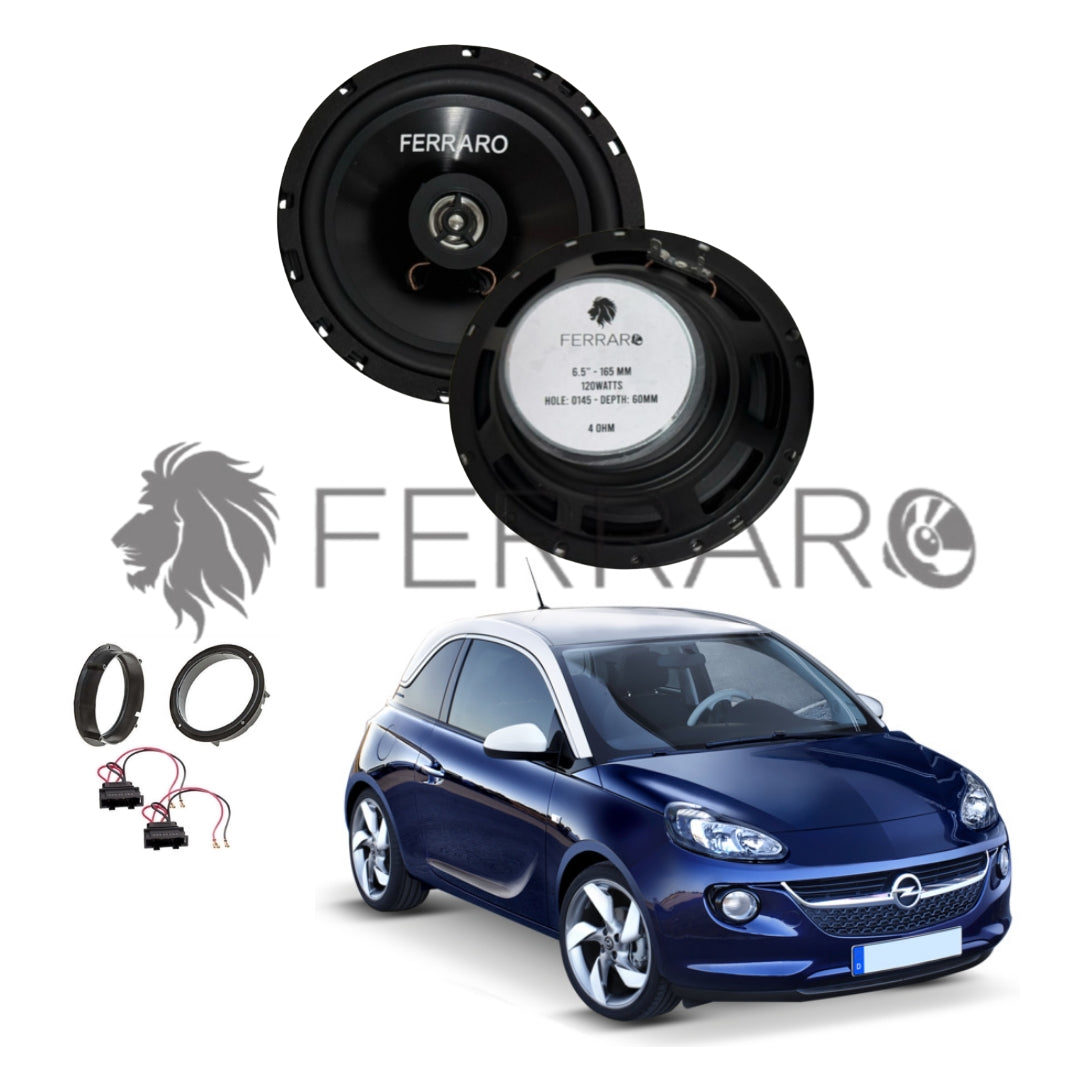 FerraroStore Kit 2 Altoparlanti | ASC-652PC | Ant o Post | Opel Adam