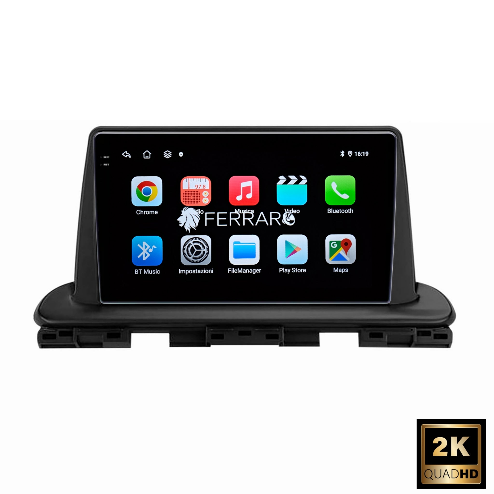 Autoradio per Kia Cerato | 2018> | Kia K3 9" 2K | 2020> | Android | Bluetooth | CarPlay | Android Auto | 12/256GB Ram