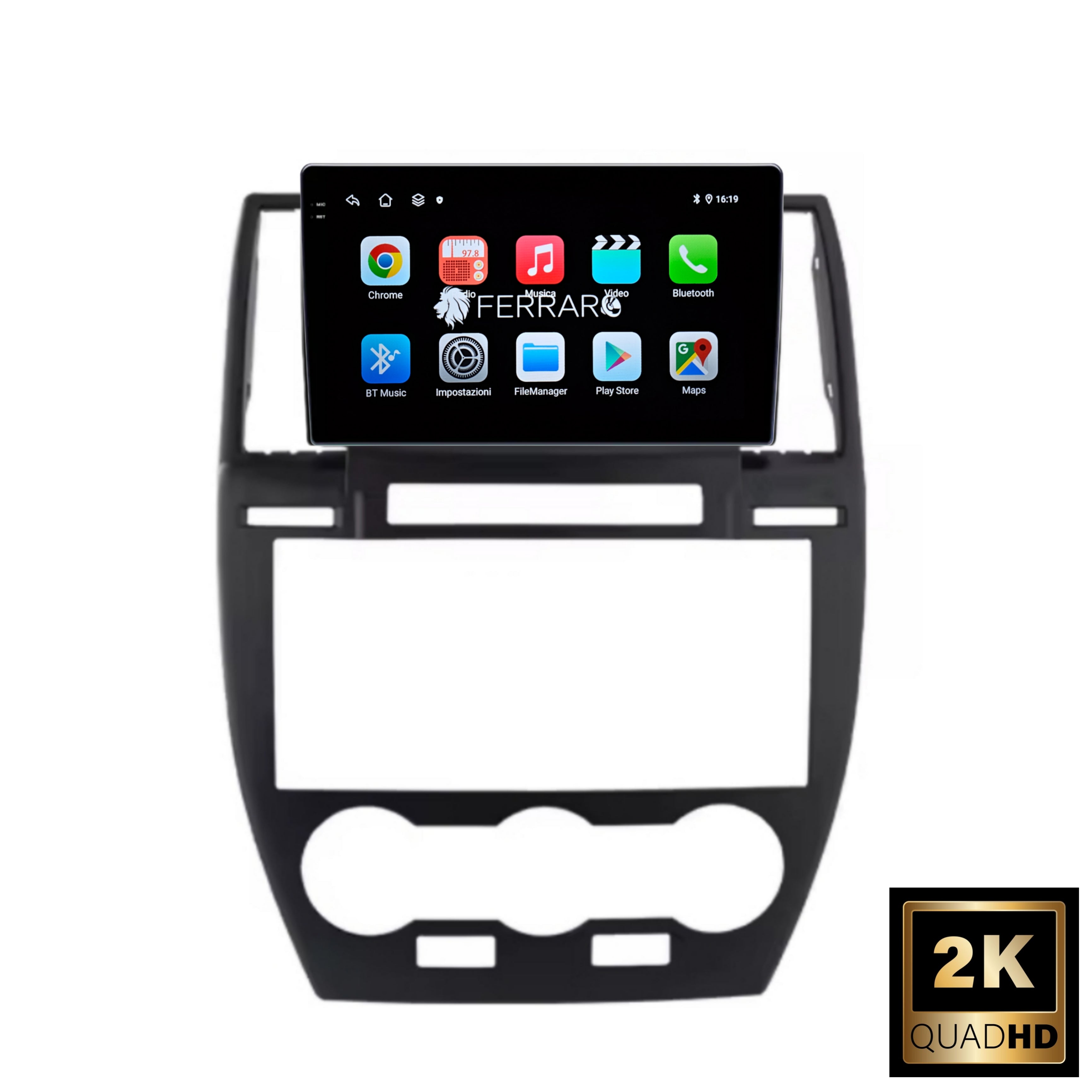 Autoradio per Land Rover Freelander 2 9" 2K | 2007-2012 | Android | Bluetooth | CarPlay | Android Auto | 12/256GB Ram