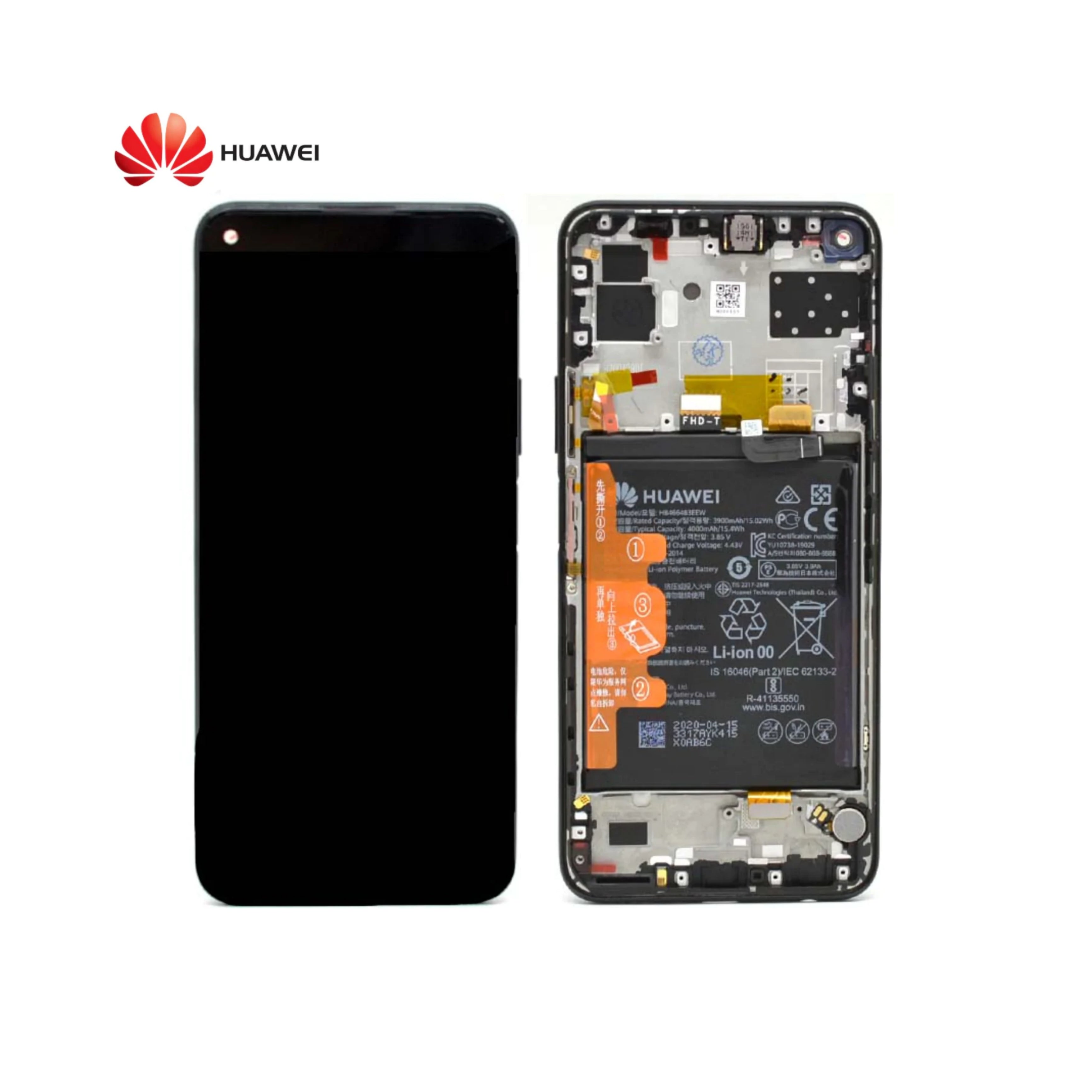 Huawei Display Originale | P40 Lite 5G 2020, MidhNight Black
