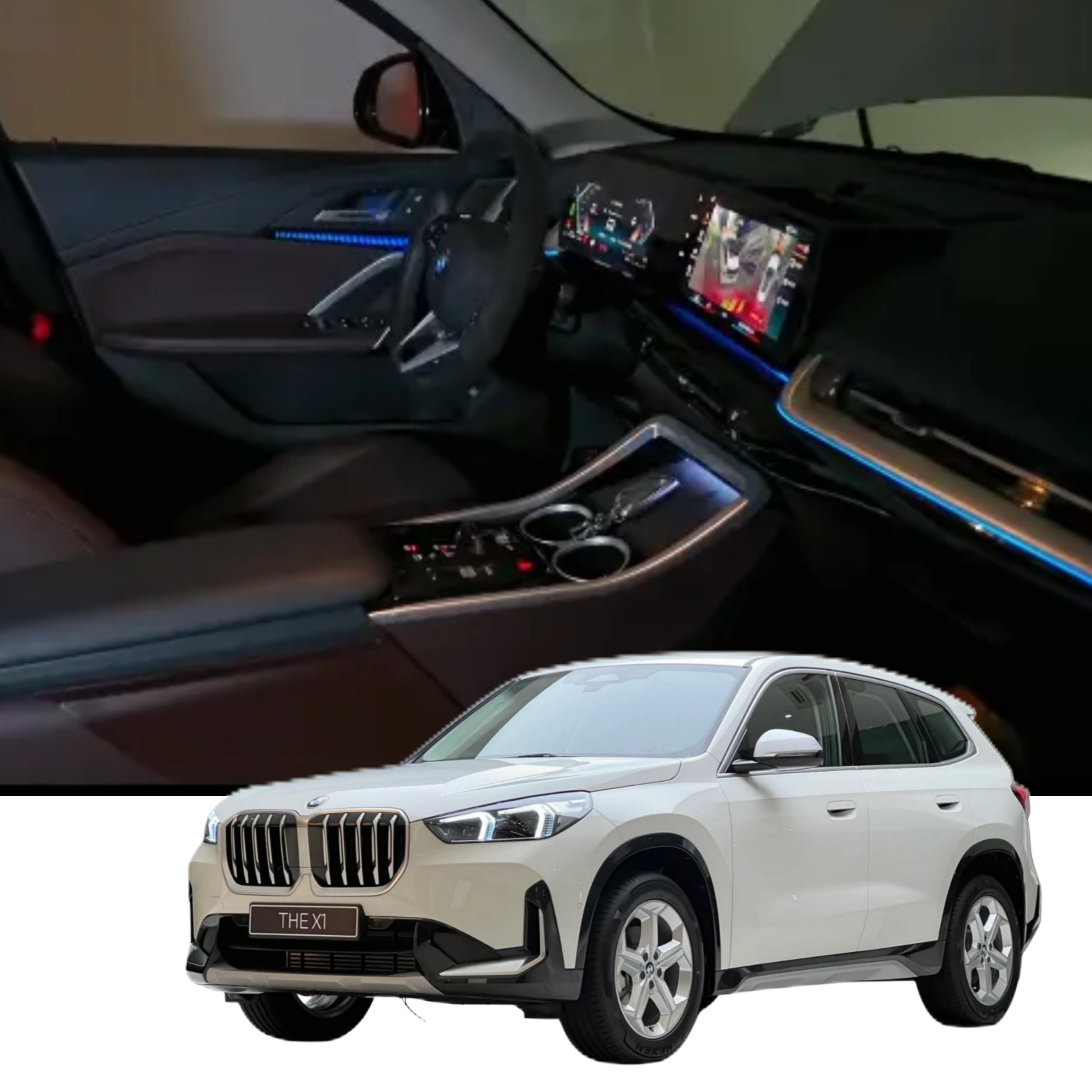 Ambient Light per BMW X1 U11 (2023>), 256 Colori RGB