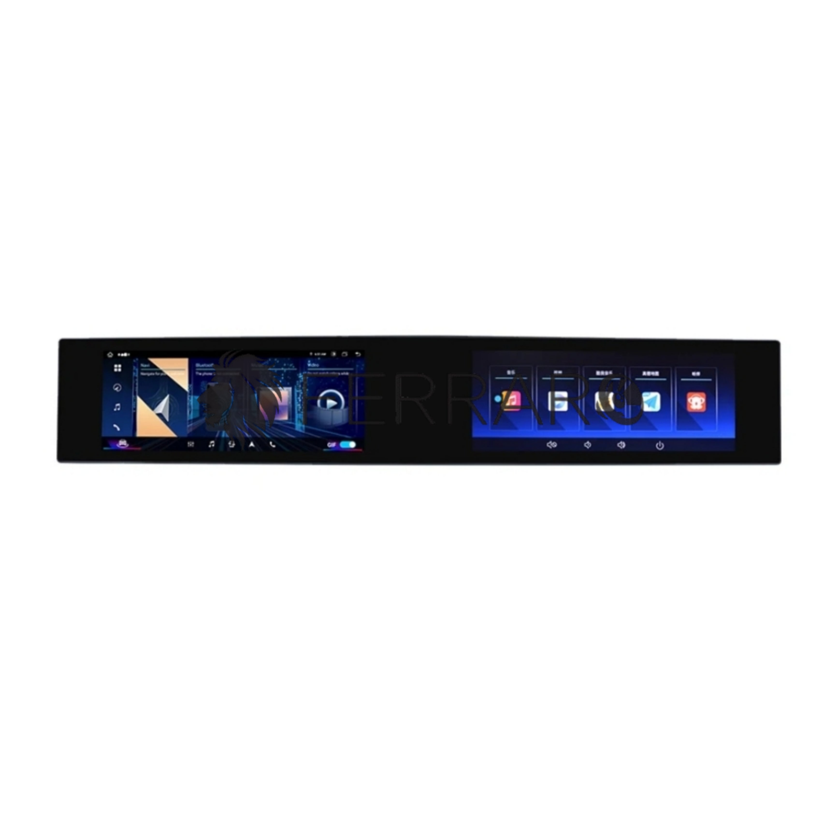 Autoradio per BMW X5, X6, F15-F16, 12.3" + 12.3" | 2015-2022 | Android | Bluetooth | CarPlay | Android Auto | 8/128GB Ram