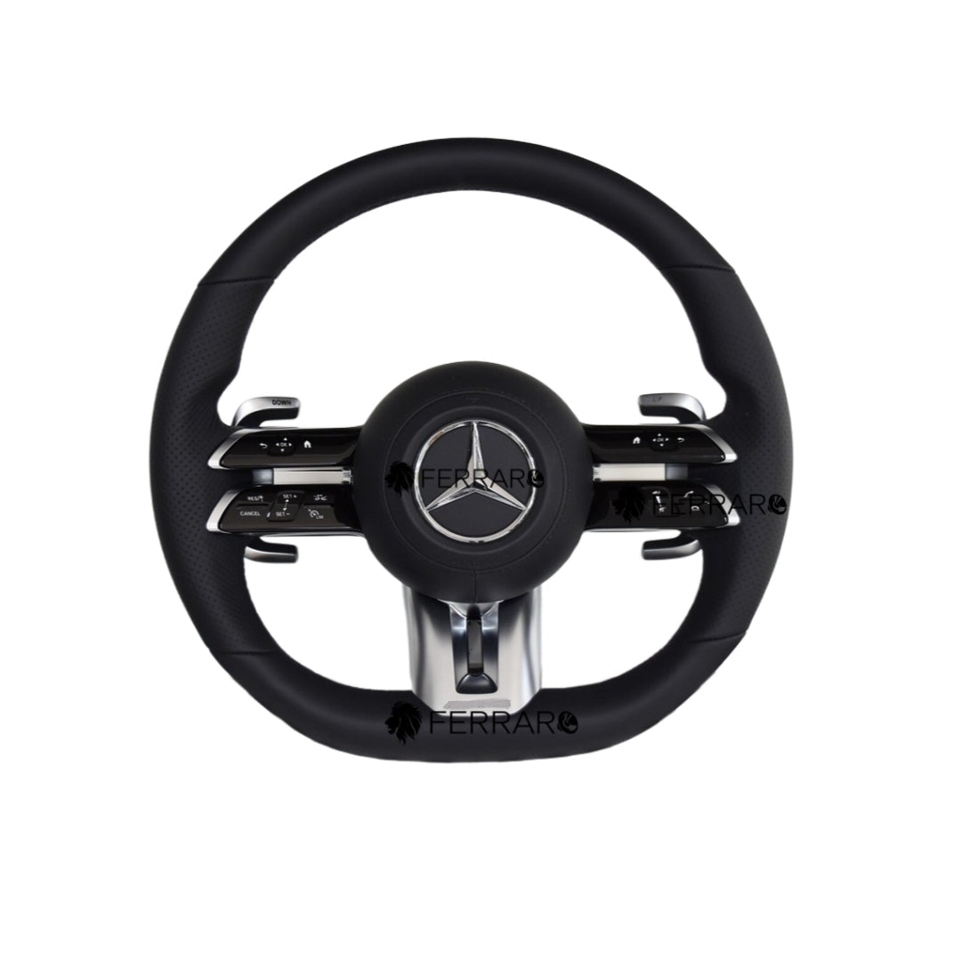 Volante per Mercedes, Nera, Linea Nera, Perforazione, AMG