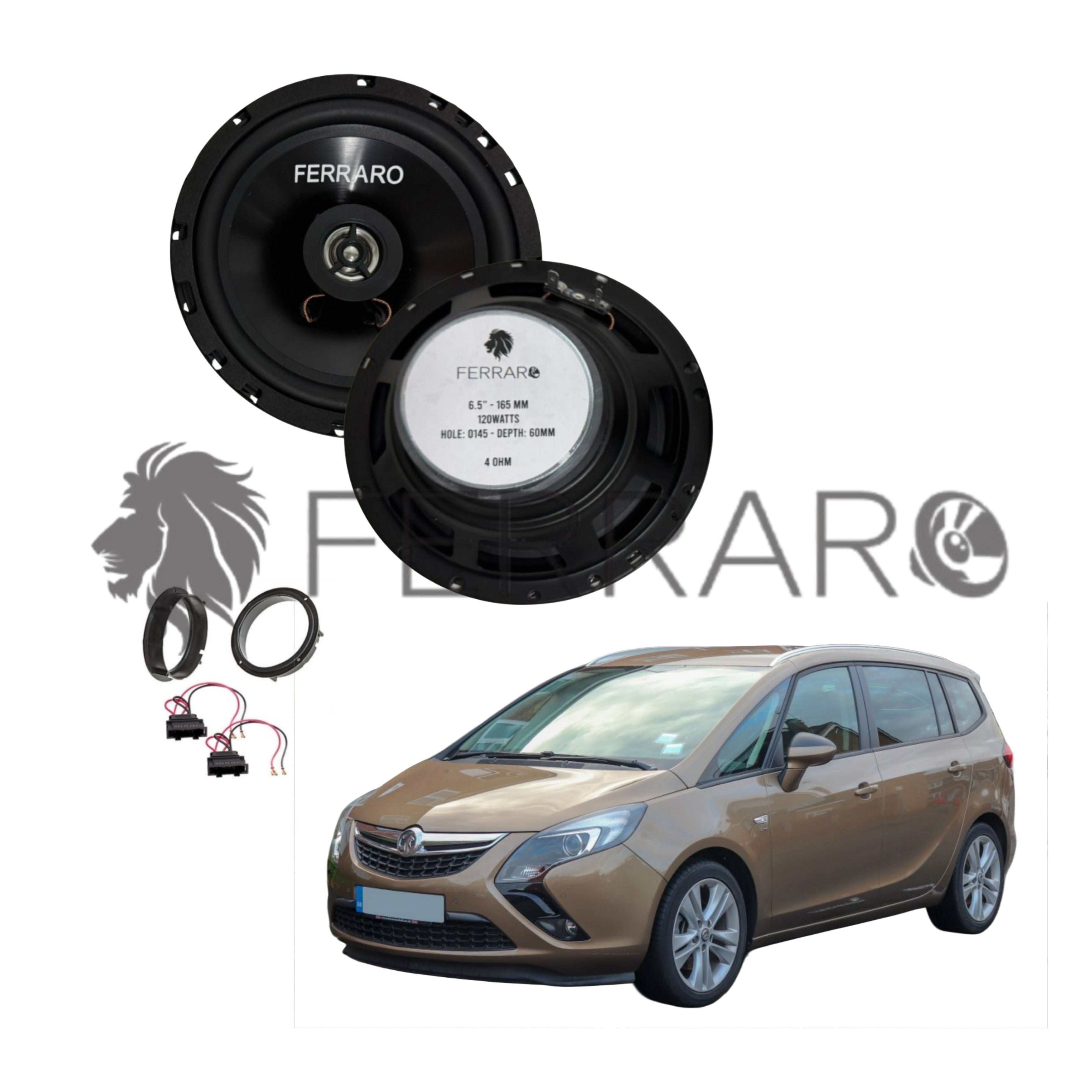FerraroStore Kit 2 Altoparlanti | ASC-652PC | Anteriori | Opel Zafira C