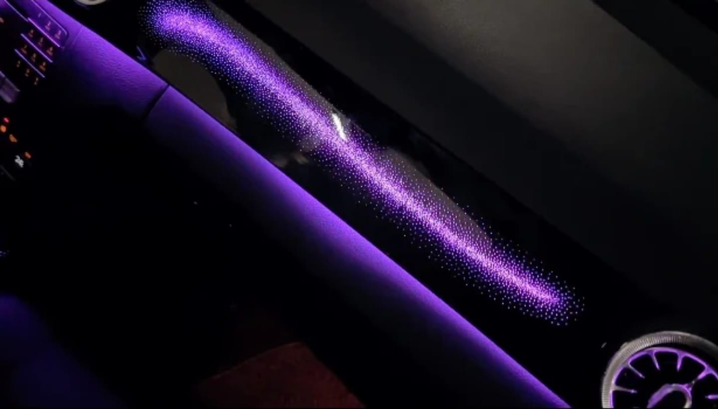 Ambient Light per Mercedes Benz Classe E W212, 256 Colori RGB