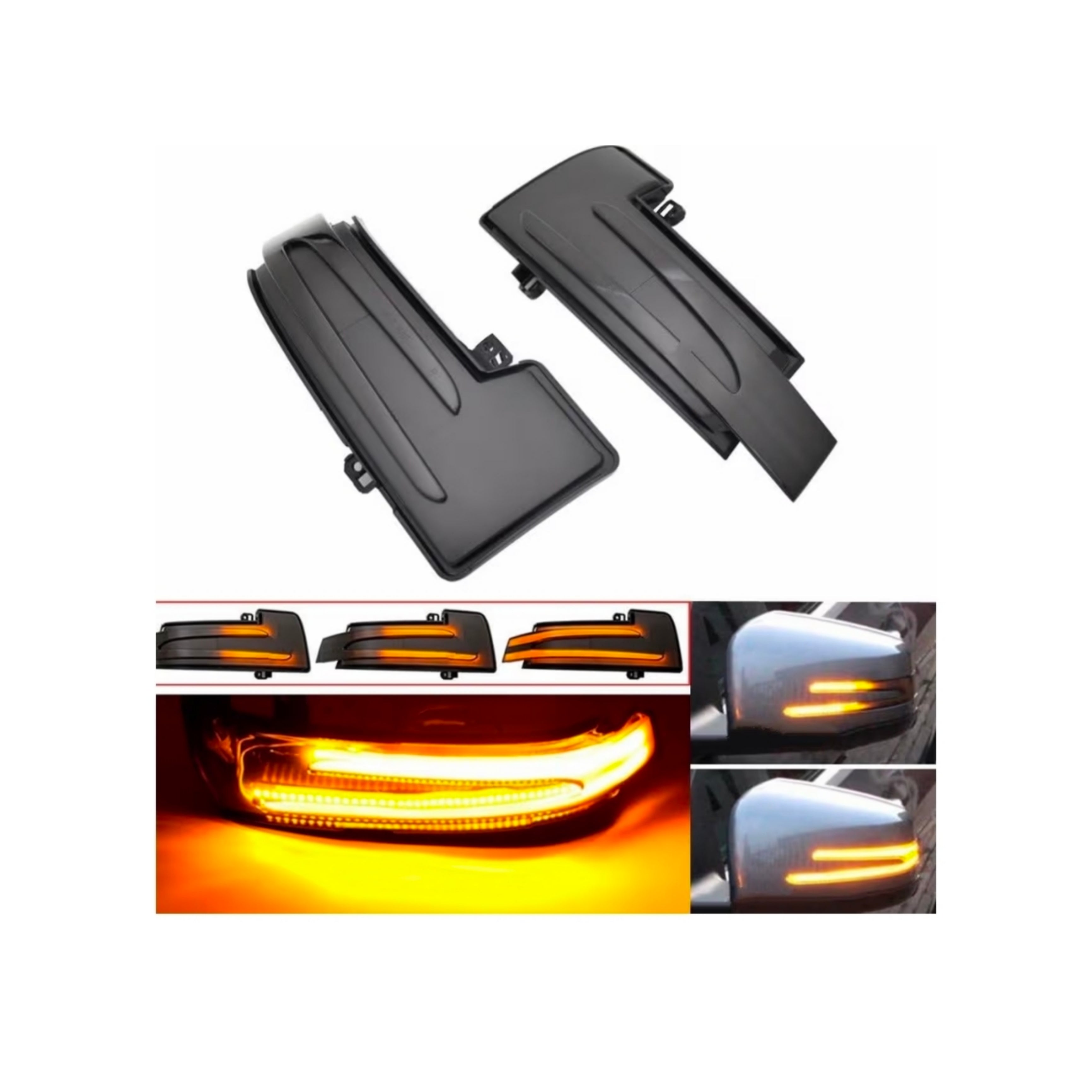 Indicatore Direzione Led per Mercedes Classe G, GL, GLS, M, R (Compatibilità in Descrizione), Plug and Play