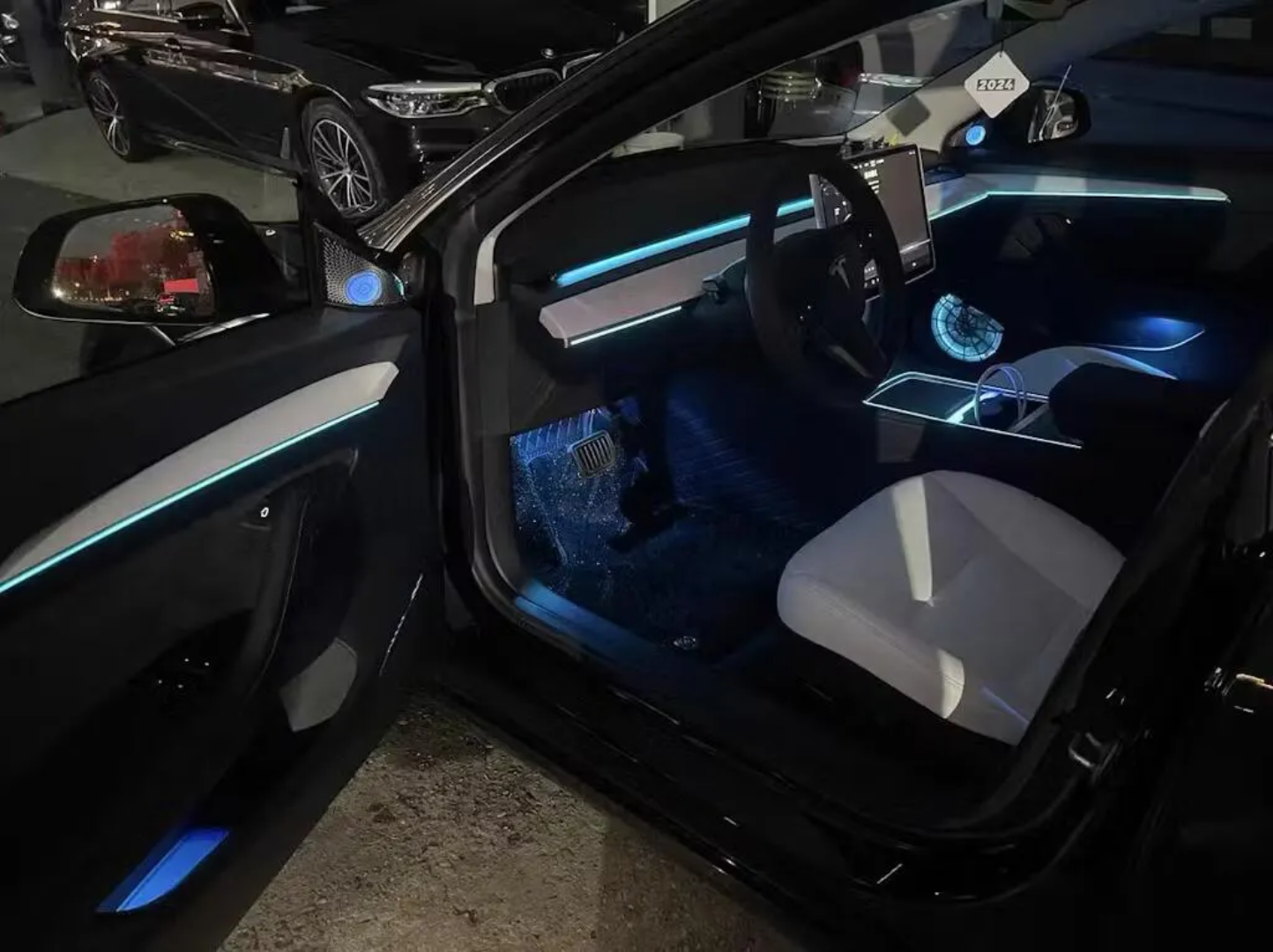 Ambient Light per Tesla Model 3/Y (2021-2023), 64 Colori RGB