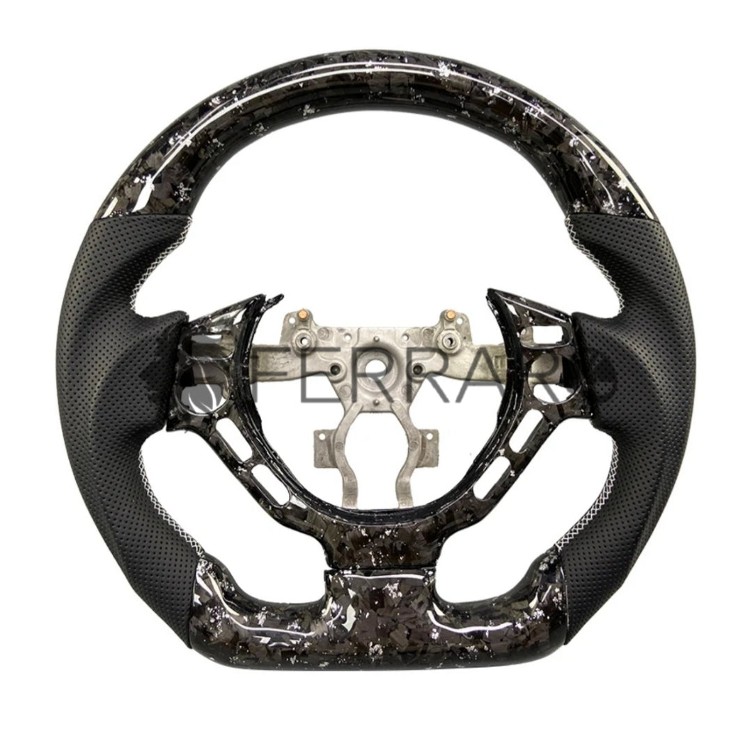 Volante Sportivo per Nissan R35, GTR, 370Z, Z34, 350Z, Carbonio, Customizzato in Pelle
