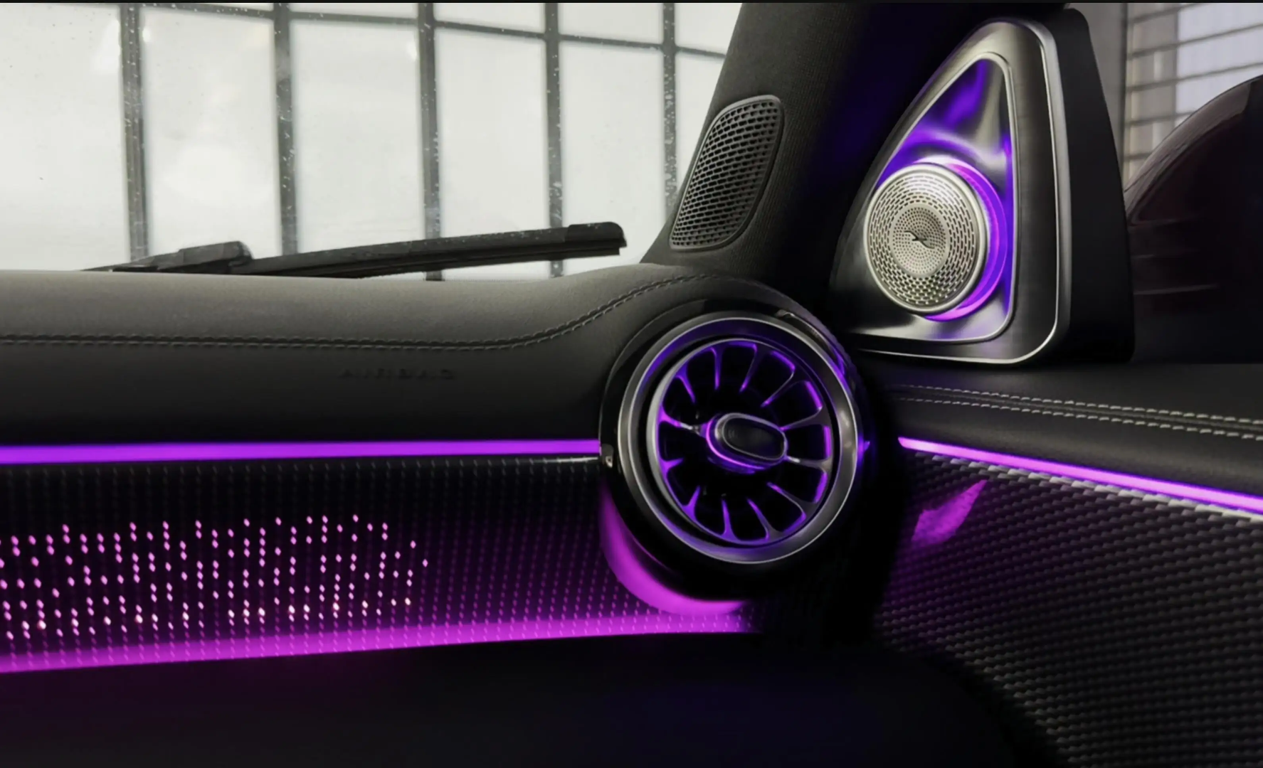 Ambient Light per Mercedes Benz Classe A W177, CLA, W118 (2020-2025), 64 Colori RGB