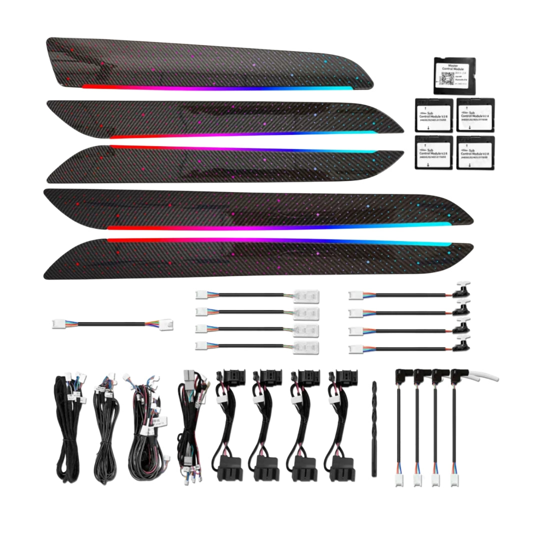 Ambient Light per Audi Q3 8U (2013-2018), 64 Colori RGB