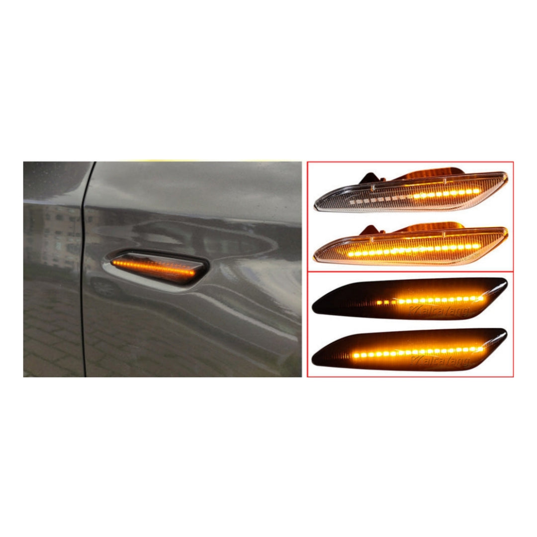 Indicatore Direzione Led per Alfaromeo 147, 156, Lancia Y, Delta, Fiat Egea, Tipo, Crhysler Y, Plug and Play