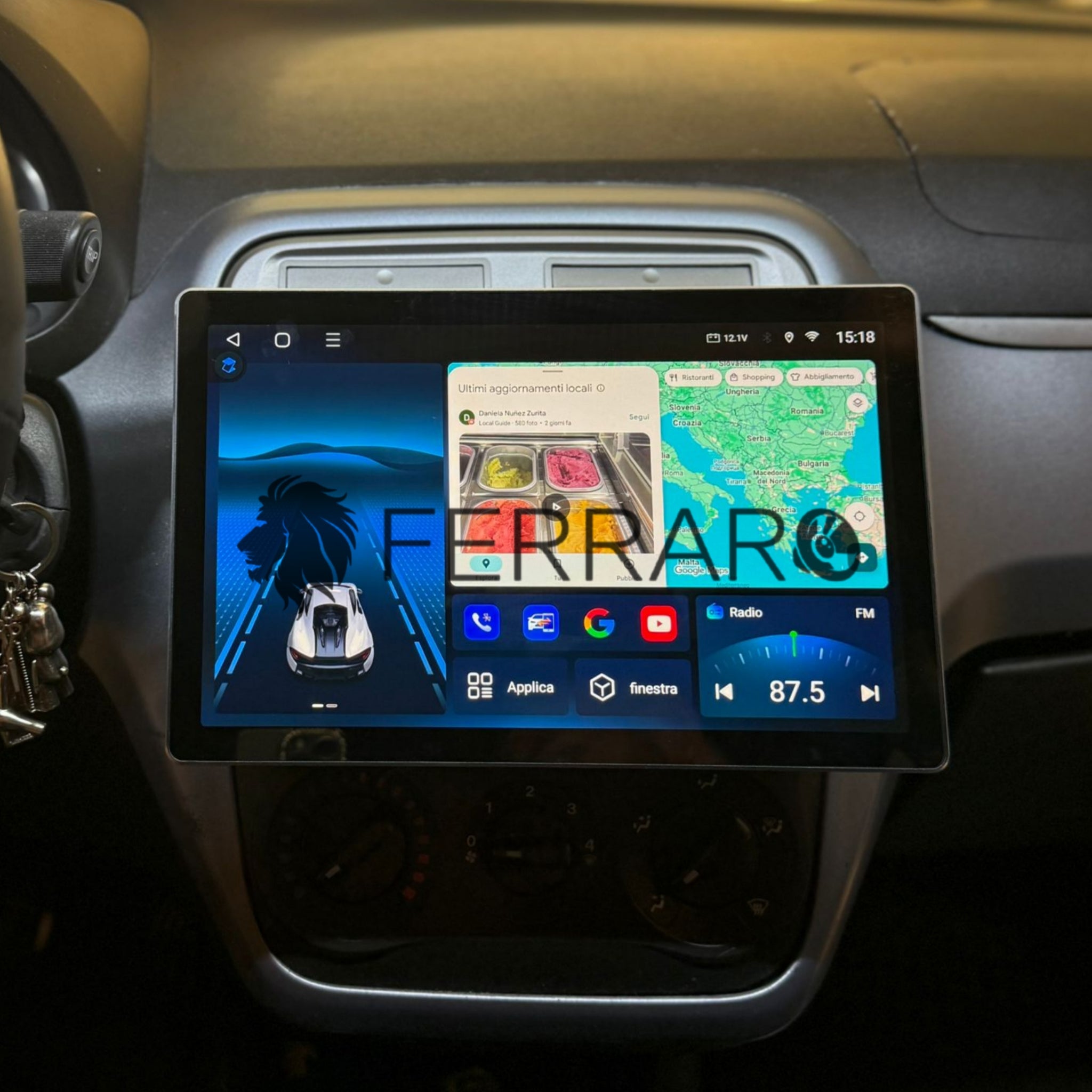 Autoradio per Fiat Grande Punto 11.5" | 2004-2012 | Android | Bluetooth | CarPlay | Android Auto | 4/64GB Ram