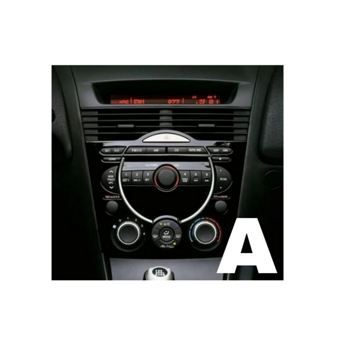 Kit Montaggio Autoradio 9"Pollici Mazda RX8 (2003-2011) Mascherina, Cablaggio Autoradio Android