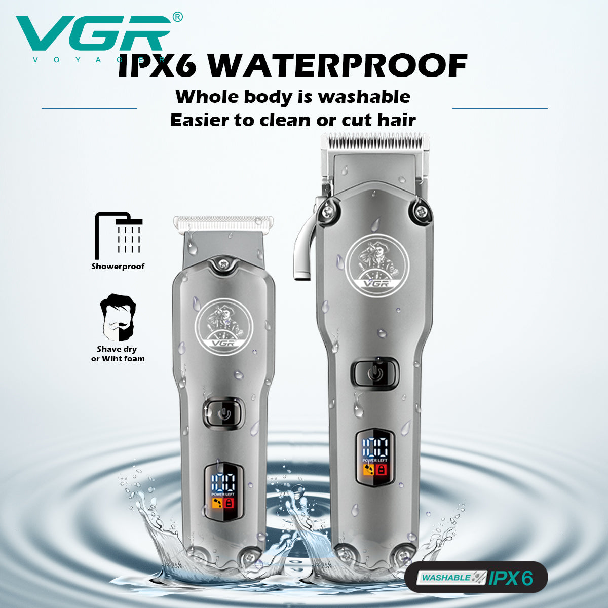 VGR Tagliacapelli, Trimmer 2 in 1, V-675
