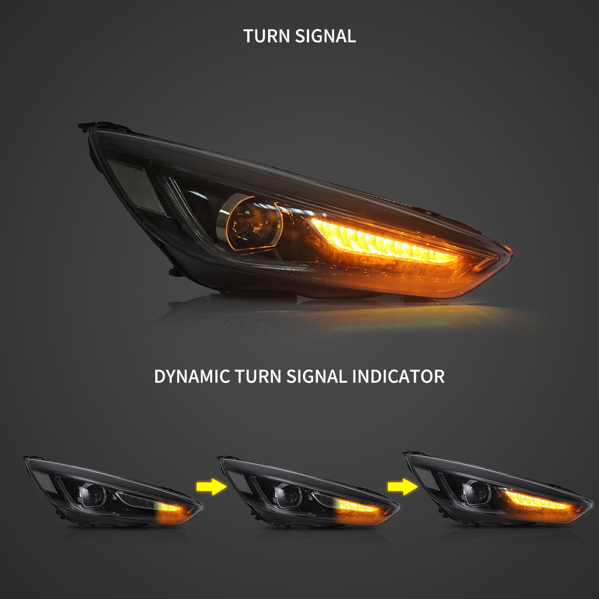 Fanali Anteriore Completo per Ford Focus 3ª Serie (2015-2018) a LED
