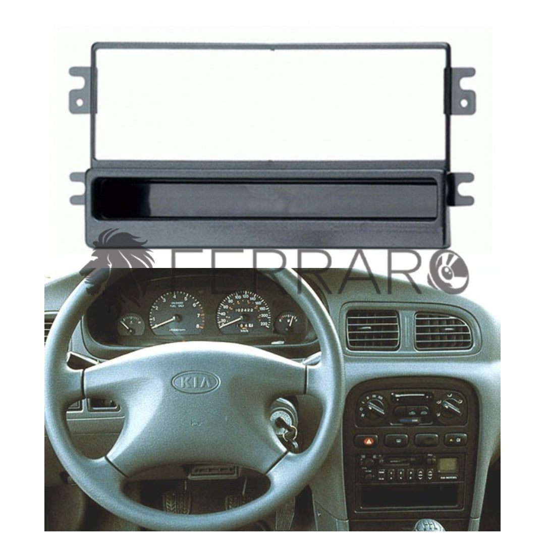 Car radio cover, 1DIN, Kia Clarus