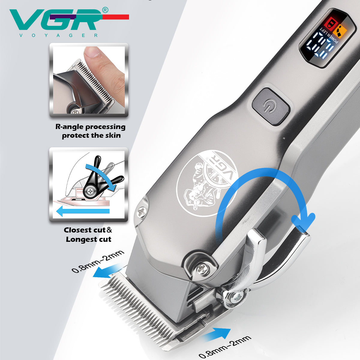 VGR Tagliacapelli, Trimmer 2 in 1, V-675