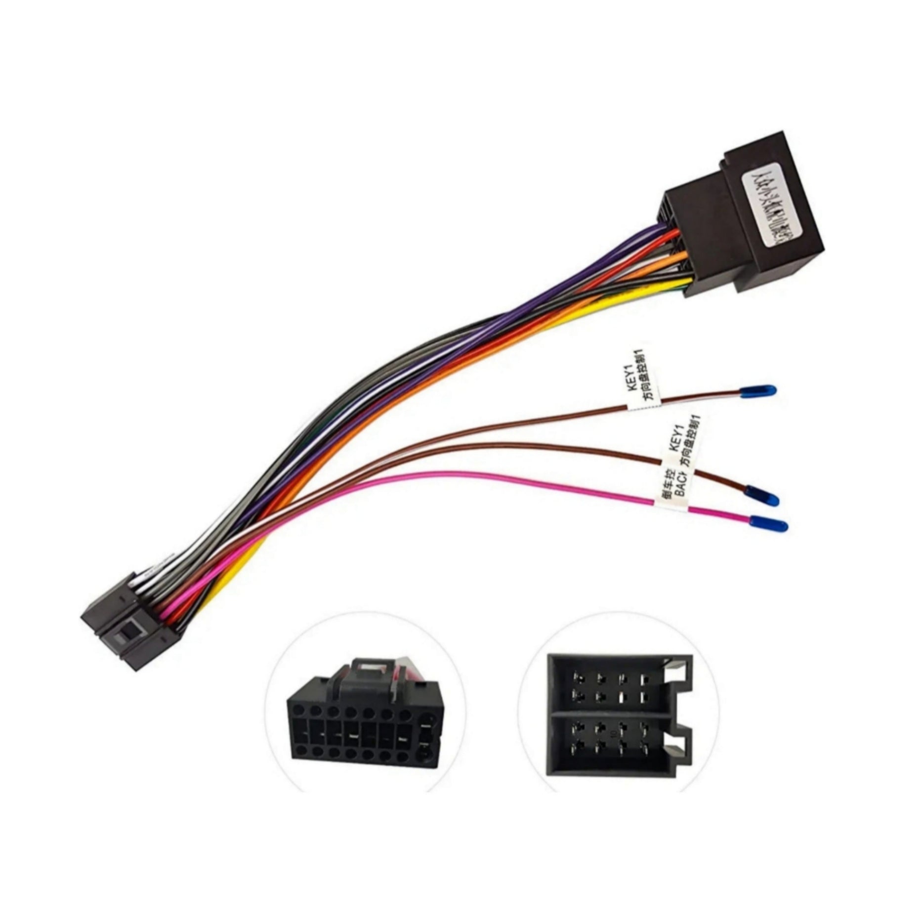 Adattatore Cavo 16 Poli, Standard ISO, Adattatore per Autoradio Connettore universale