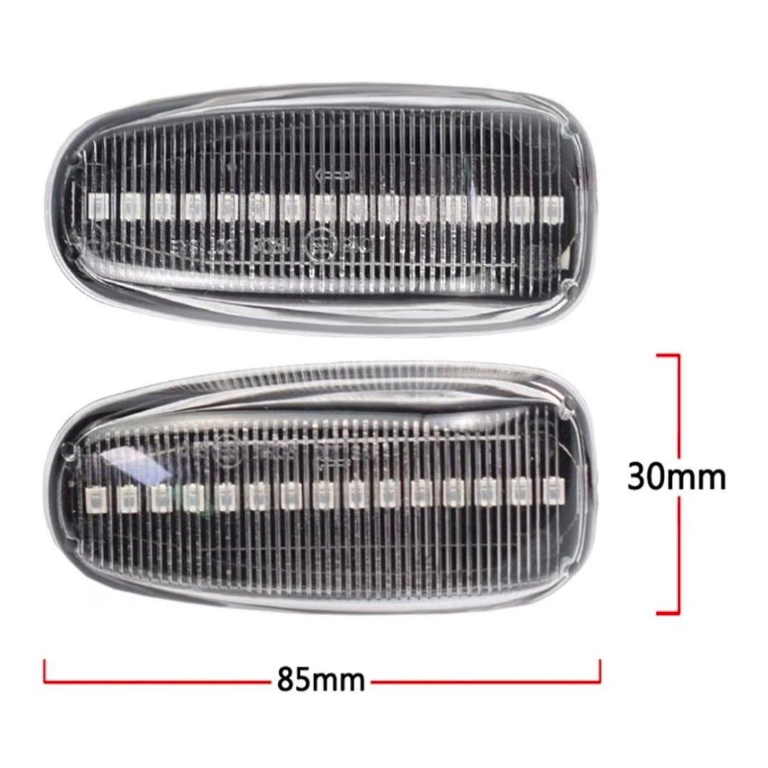 Indicatore Direzione Led per Mercedes Classe E W210, C W202, SLK R170, Vito W638, Plug and Play