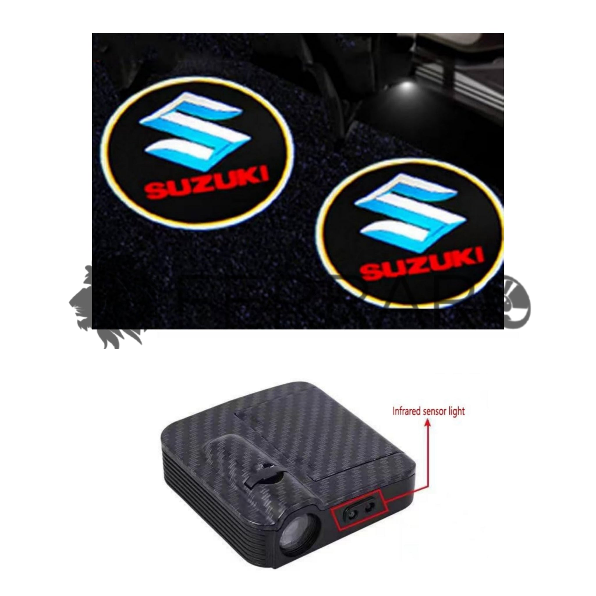 Luce Cortesia Suzuki | Universale | Adesivo | Batteria (NO INCL.)
