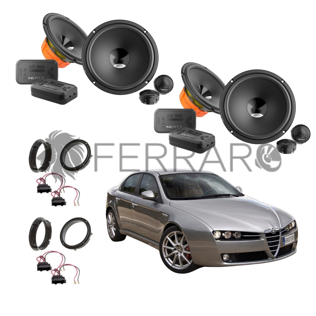 Hertz Kit 8 Casse | DSK 165.3 | Ant/Post | Alfaromeo 159