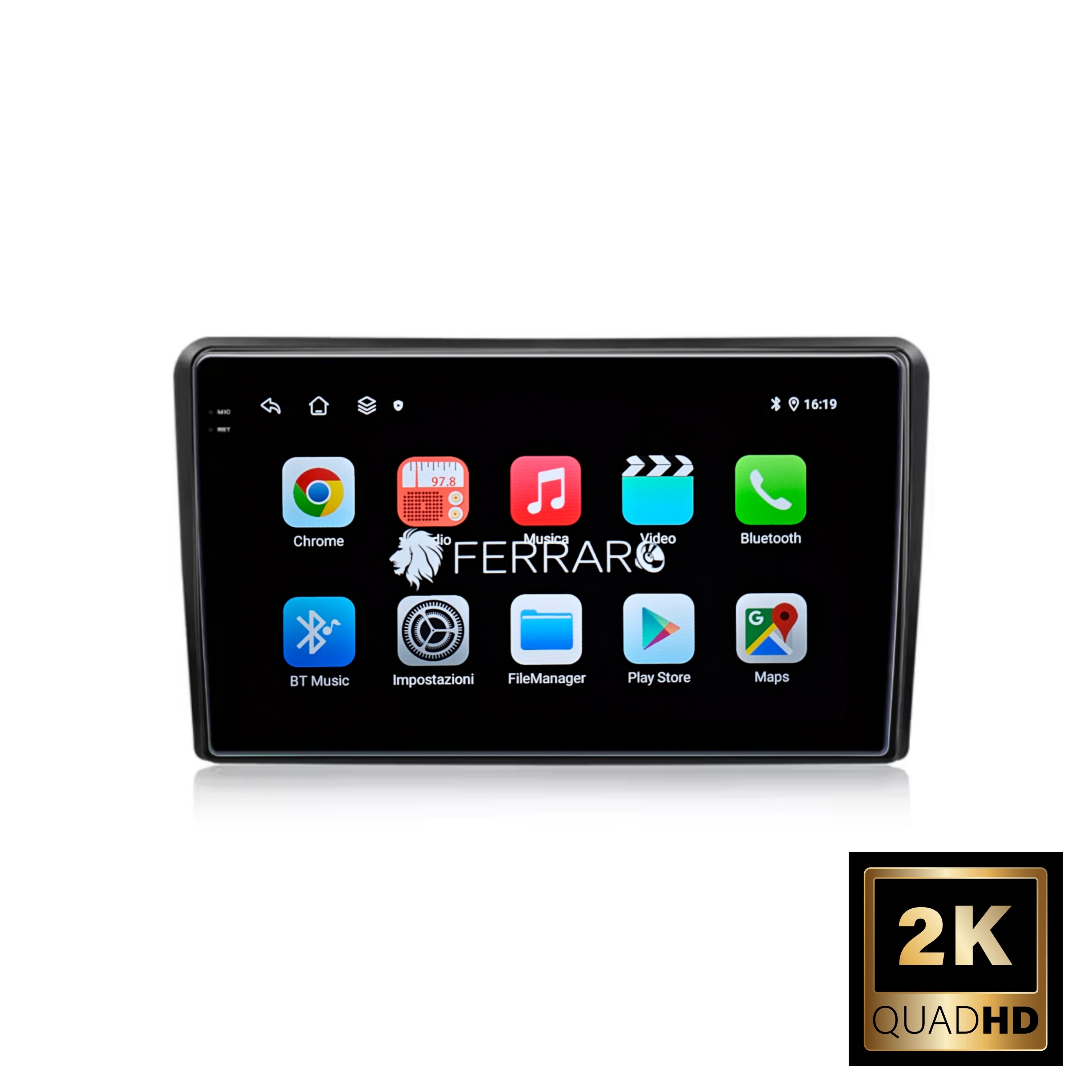 Autoradio per Smart ForFour 454 9" 2K | 2004-2006 | Android | Bluetooth | CarPlay | Android Auto | 12/256GB Ram
