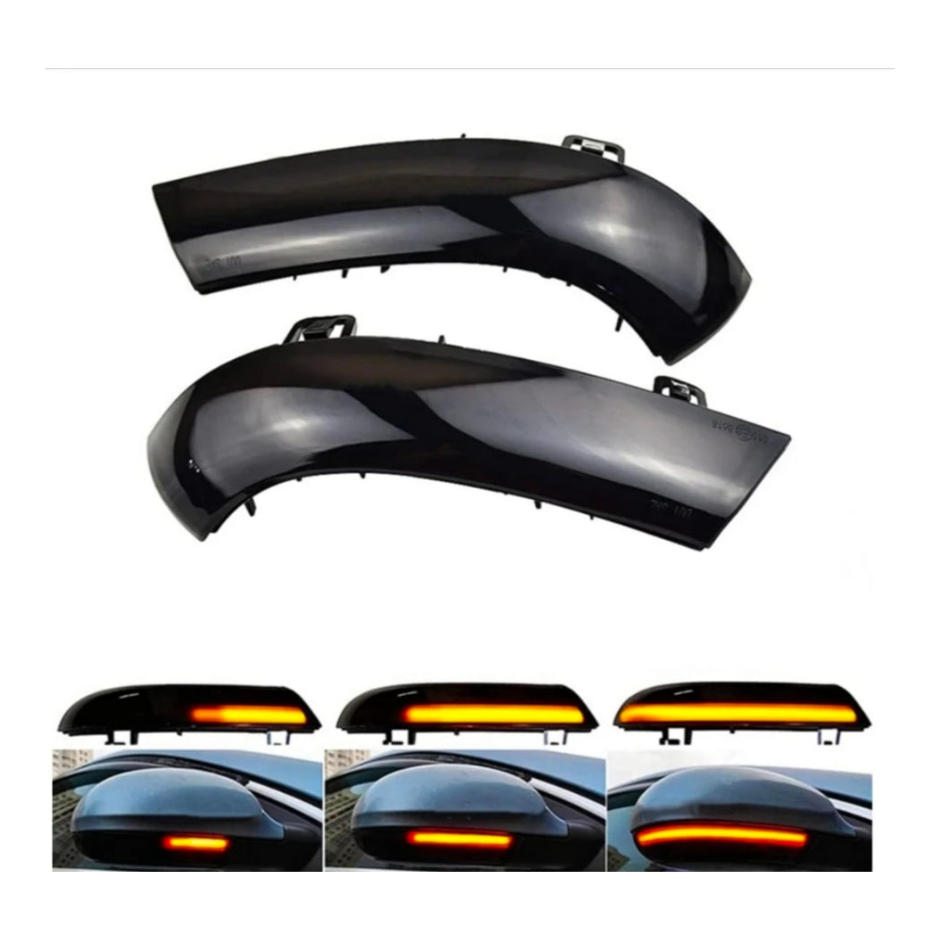 Specchietti Laterali Led per Volkswagen Golf, Passat, Jetta (Compatibilità in Descrizione), Plug and Play