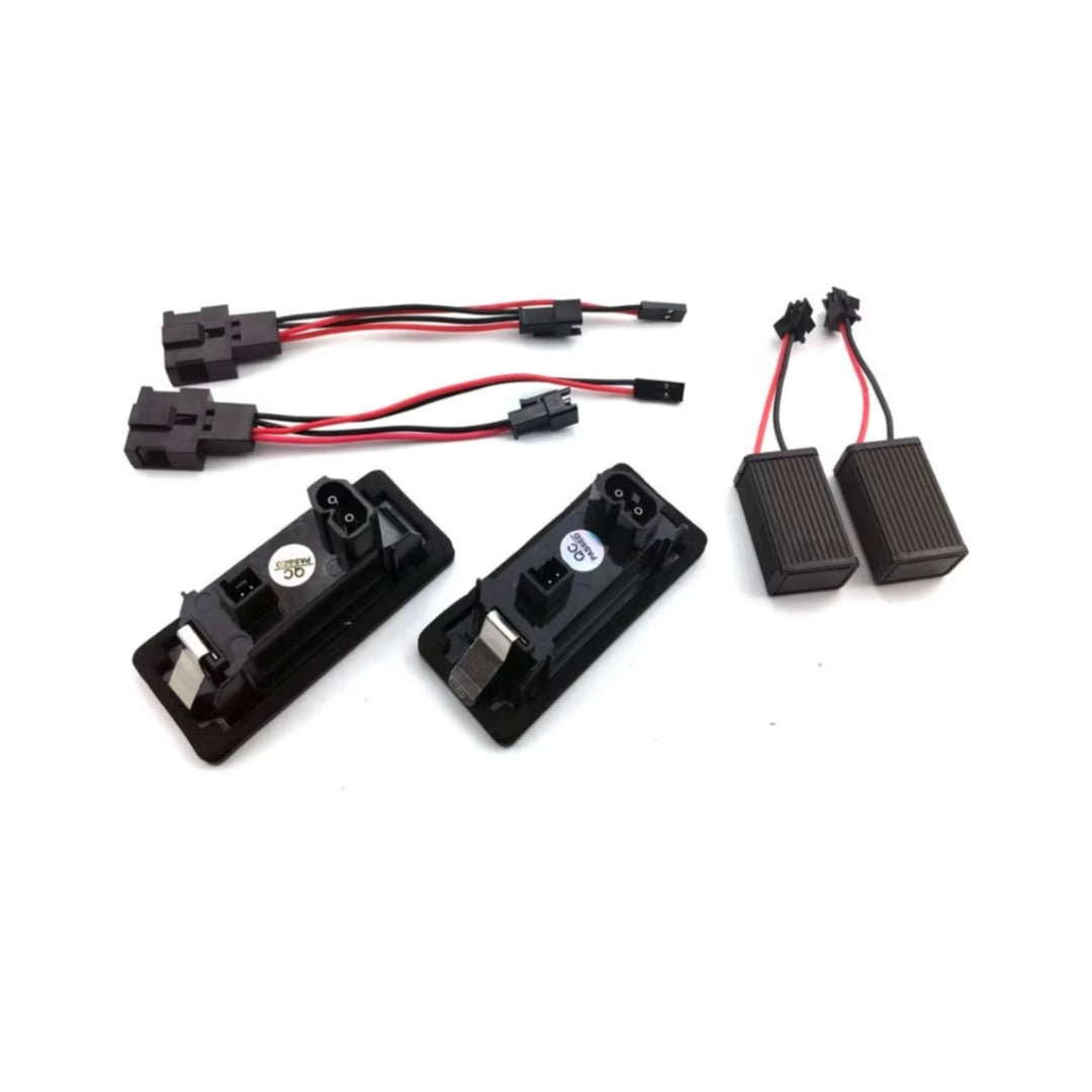 Set Luci Targa a Led per Audi (Compatibilità in Descrizione), Plug and Play
