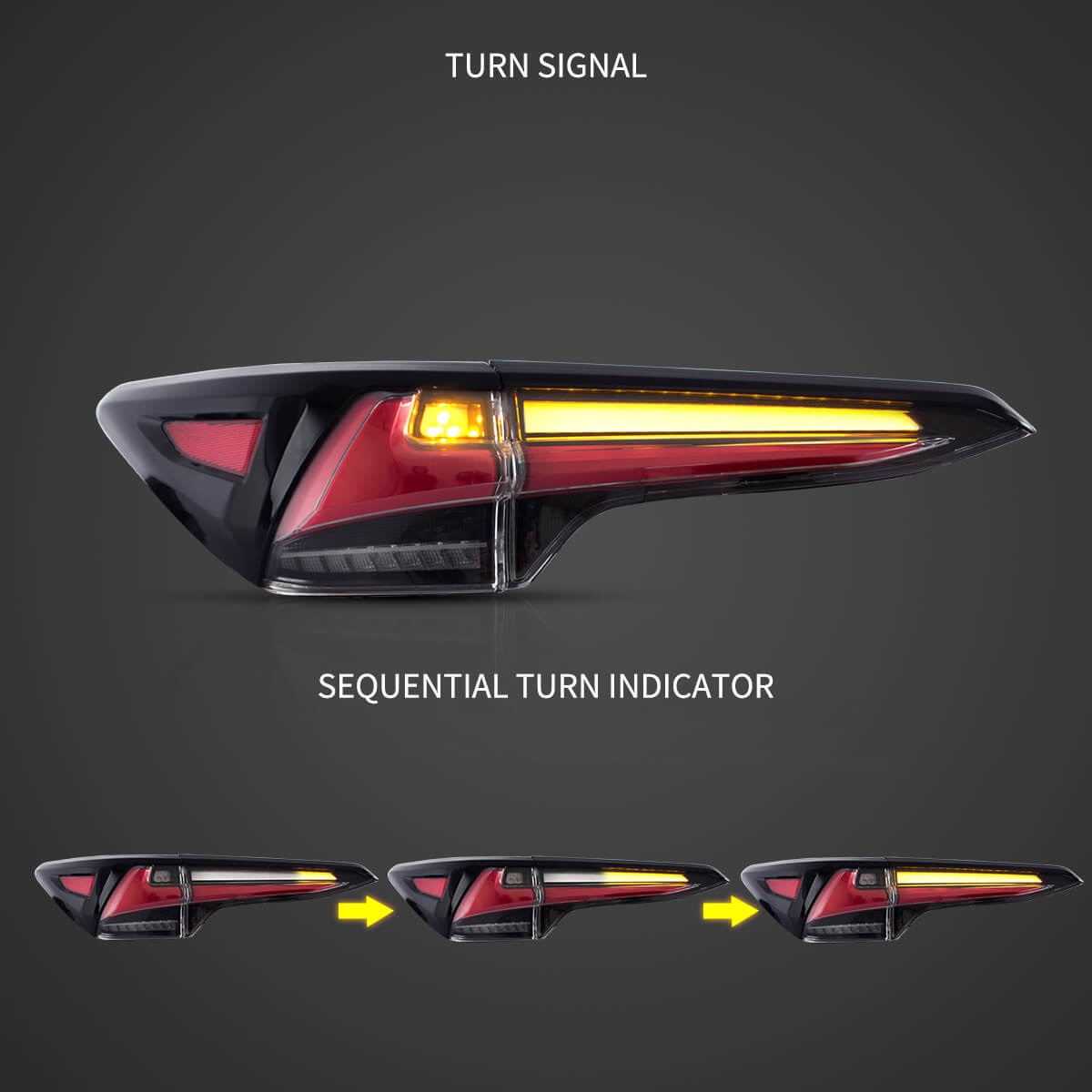 Fanali Posteriore Completo per Toyota Fortuner (2015-2020) a LED