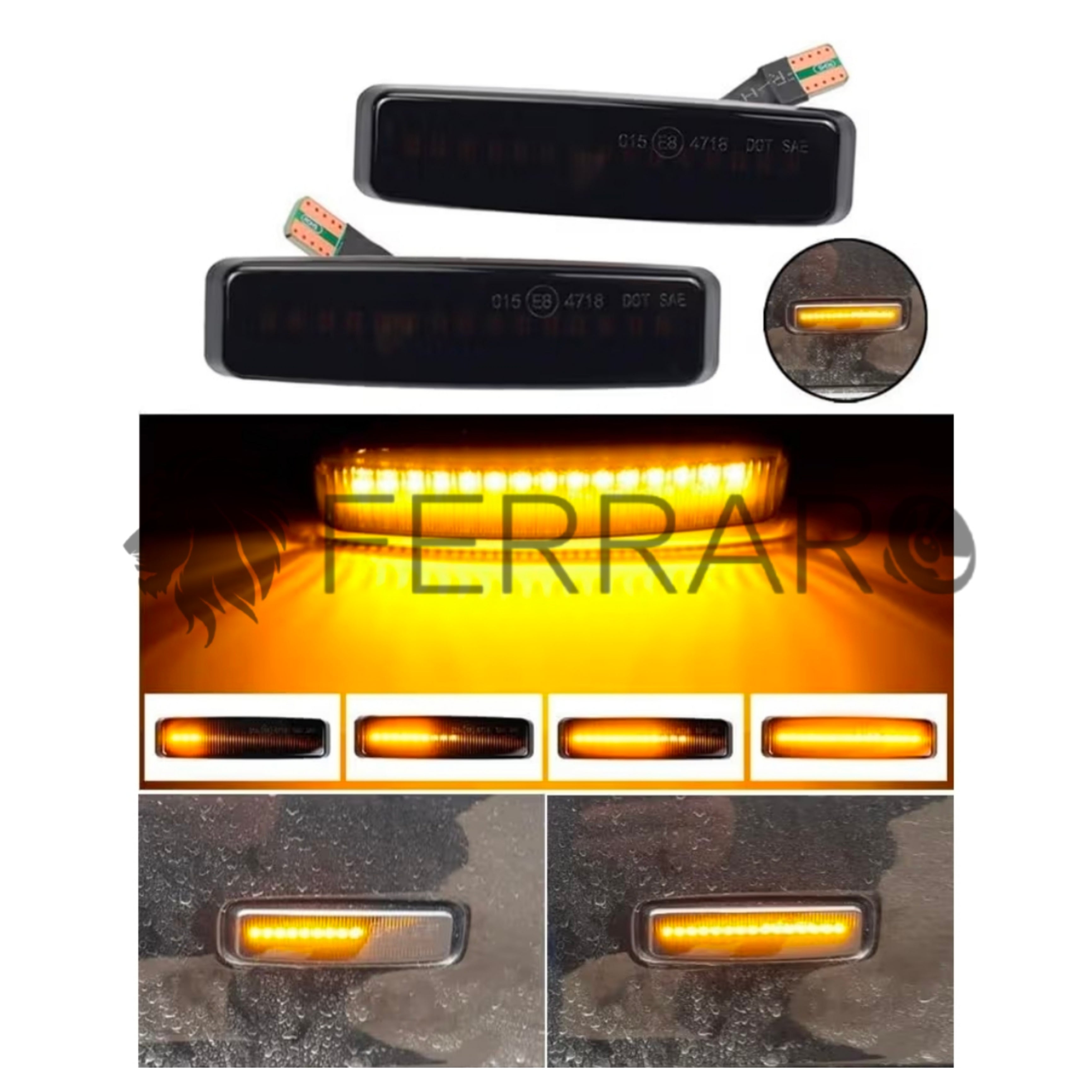 Indicatore Direzione Led per BMW Serie 5 E39, M5 (1995-2003), Plug and Play