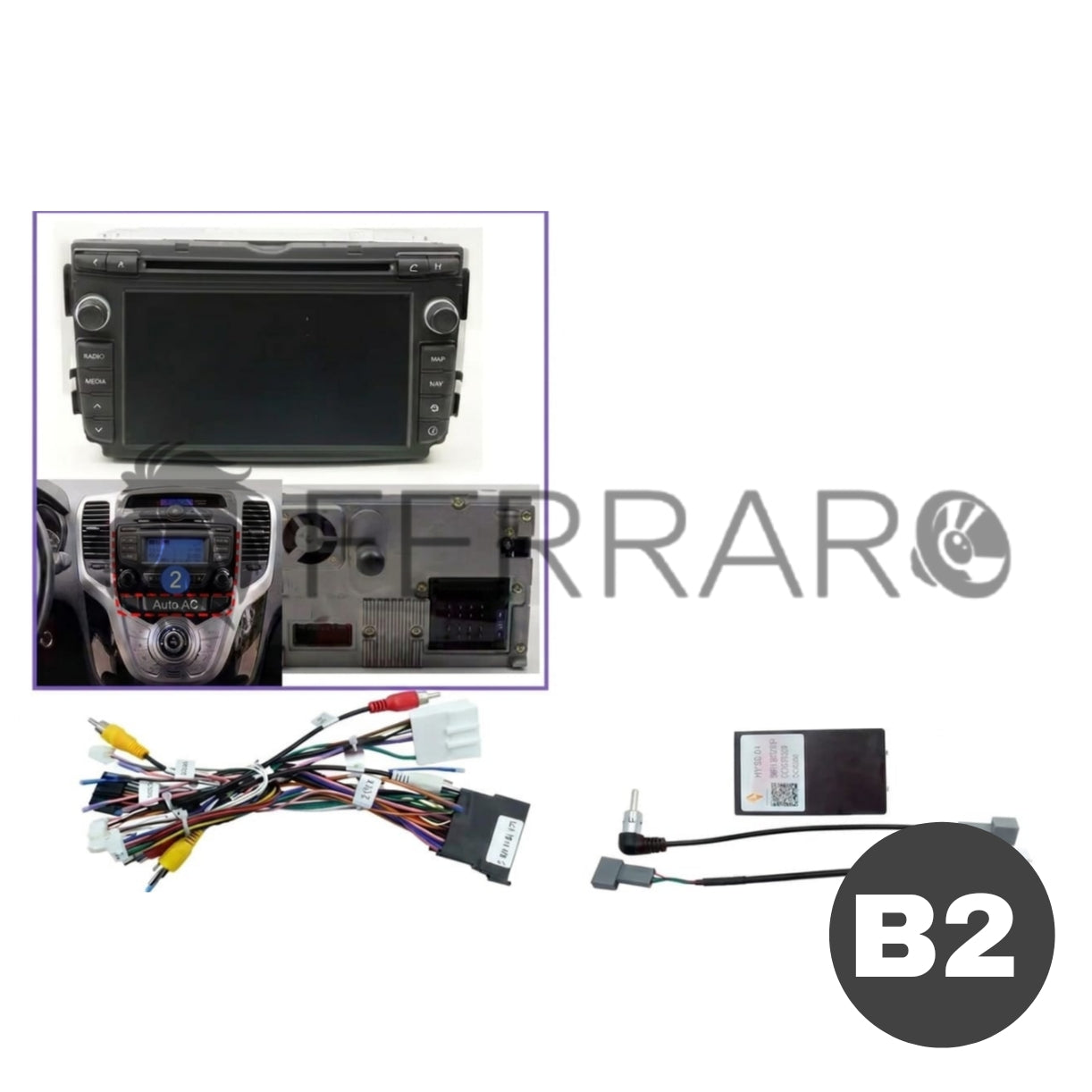 Autoradio per Hyundai IX20 7" | Android, Bluetooth, CarPlay, Android Auto, 2GB/4GB/6GB/8GB Ram