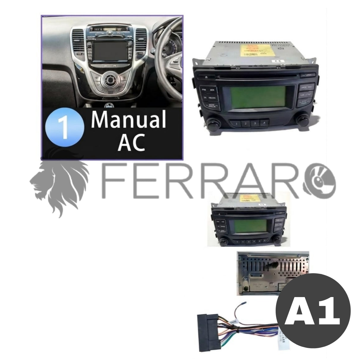 Autoradio per Hyundai IX20 7" | Android, Bluetooth, CarPlay, Android Auto, 2GB/4GB/6GB/8GB Ram