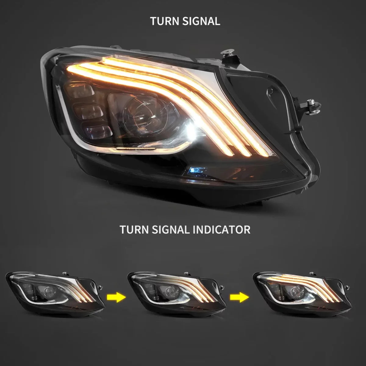 Fanali Anteriore Completo per Mercedes Classe S W222 (2014-2017) a LED