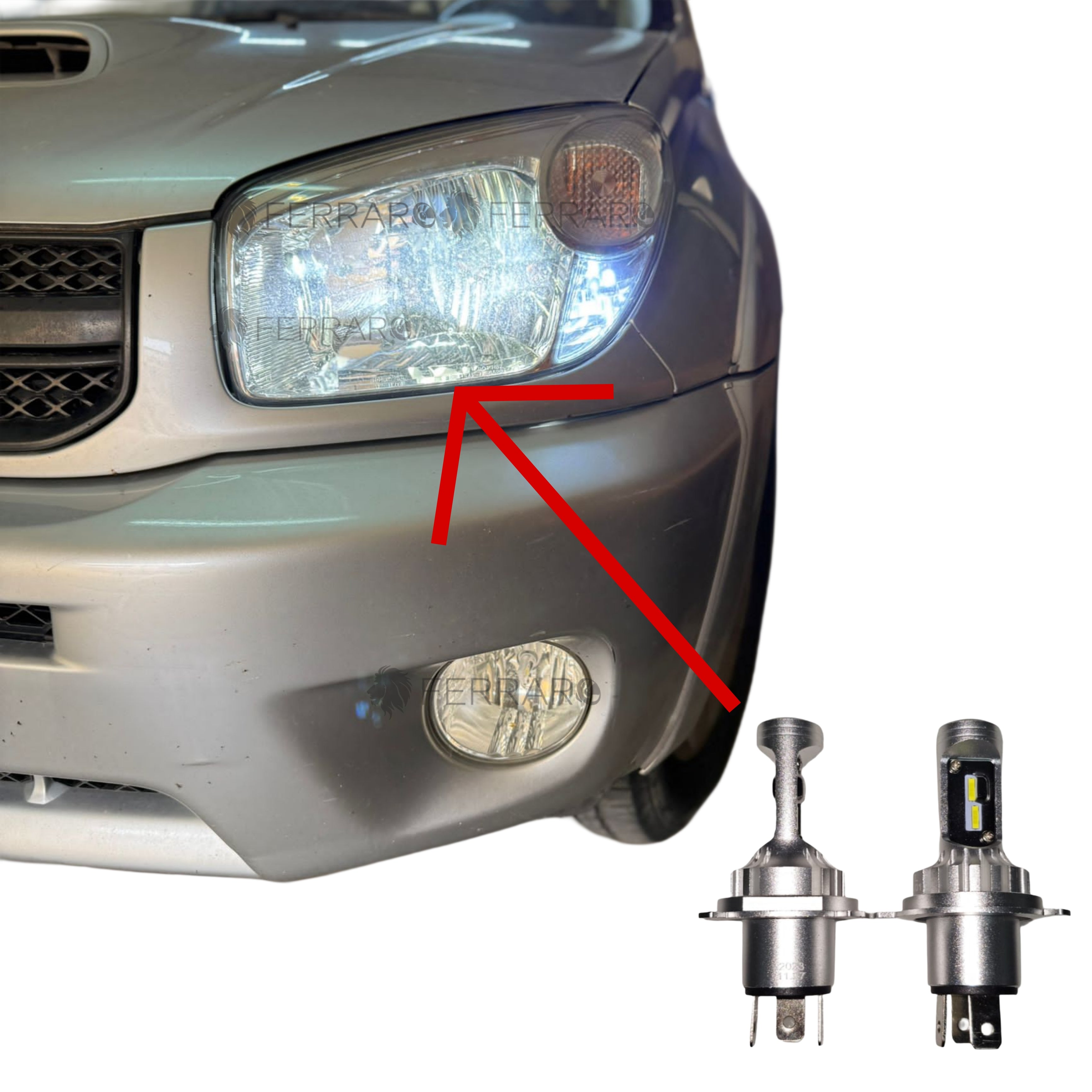 Conversione Fari LED | Toyota RAV4 (2000-2006) | Led H4