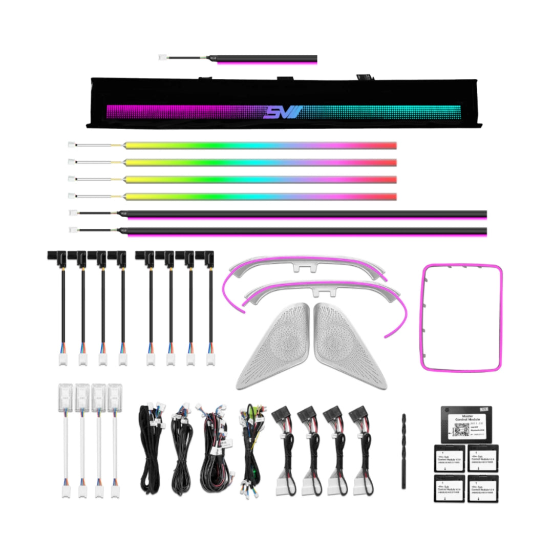 Ambient Light per Land Rover Range Rover Velar (2017-2024), 64 Colori RGB