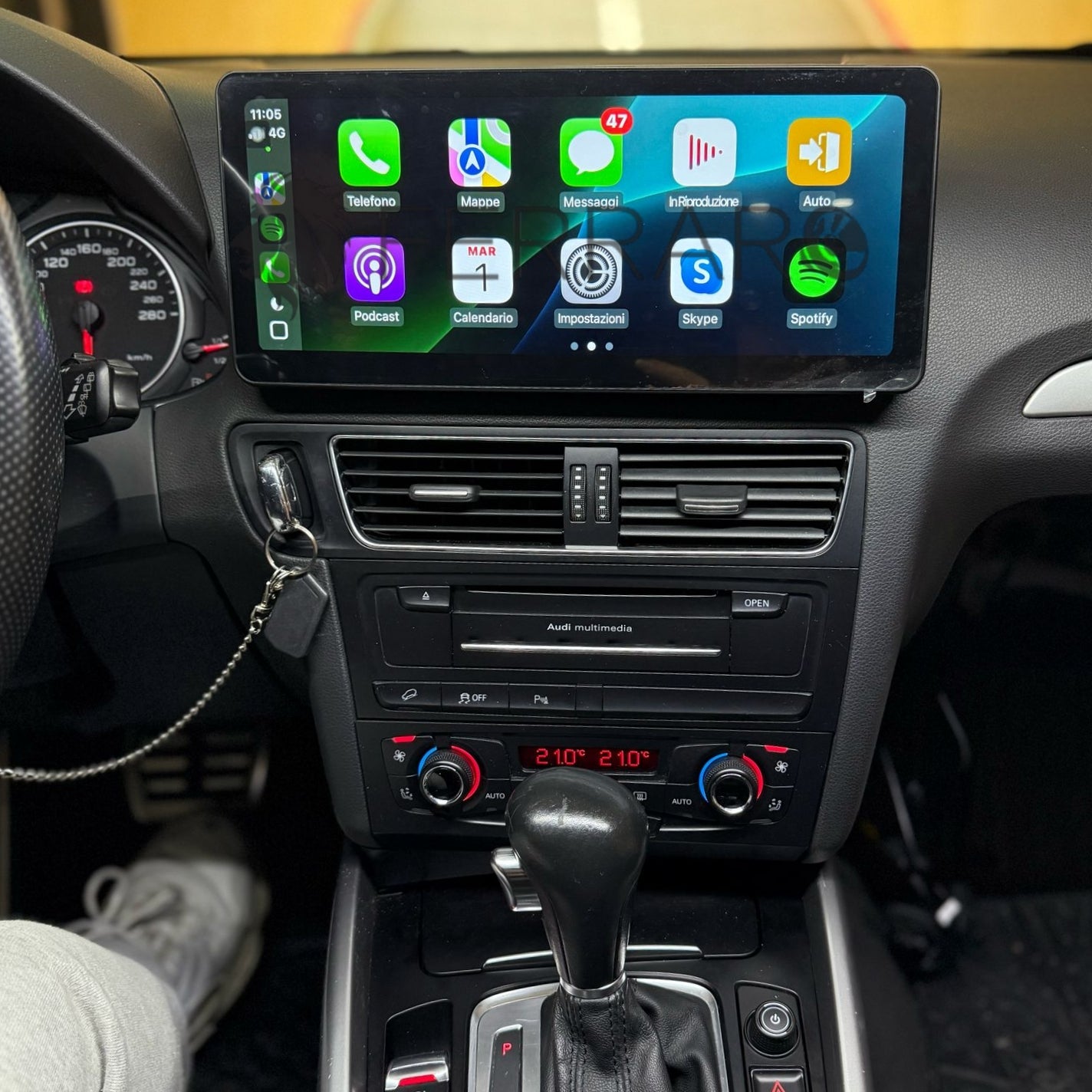 Autoradio per Audi Q5 12.3" | 2009-2018 | Android | Bluetooth | CarPlay | Android Auto | 4/64GB Ram