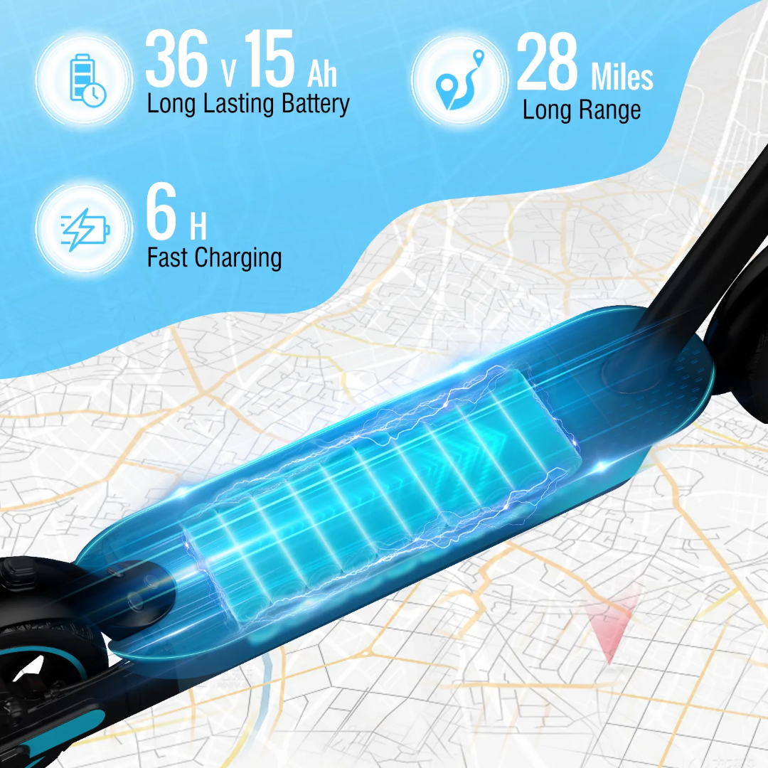 FerraroStore V10 Pro, Monopattino Pieghevole, 10", Batteria 36V