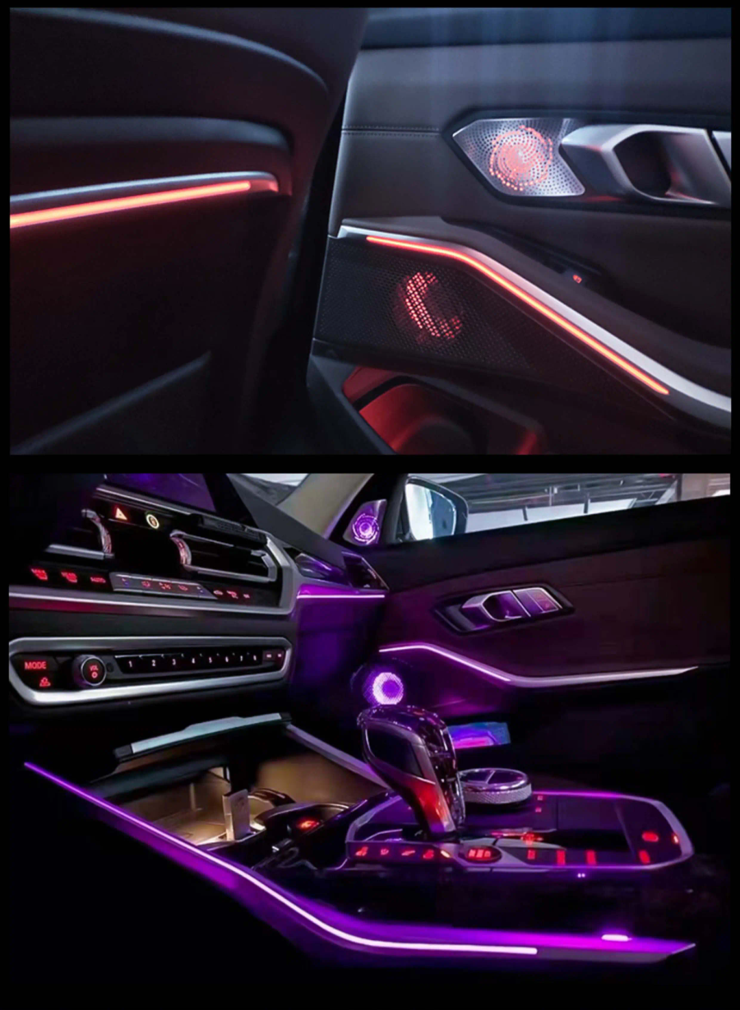 Ambient Light per BMW Serie 3 G20 (2023>), 256 Colori, APP