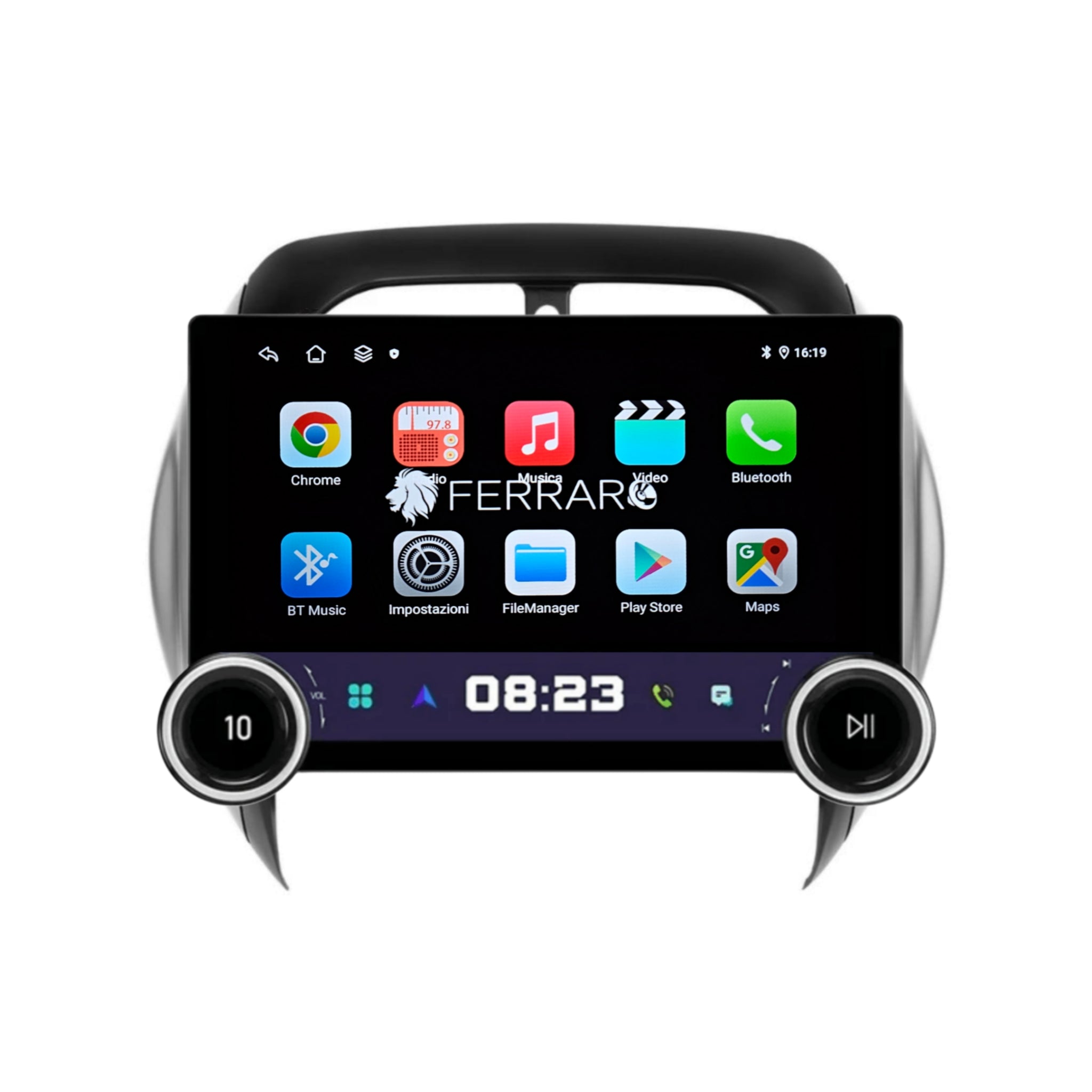 Autoradio per Toyota RAV4 11.8" 2K | 2003-2005 | Android | Bluetooth | CarPlay | Android Auto | 4/64GB Ram
