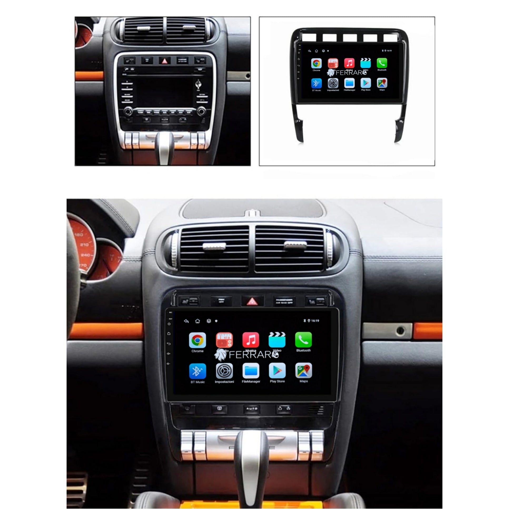 Autoradio per Porsche Cayenne GTS 9" | 2002-2010 | Android | Bluetooth | CarPlay | Android Auto | 2GB/4GB/6GB/8GB Ram