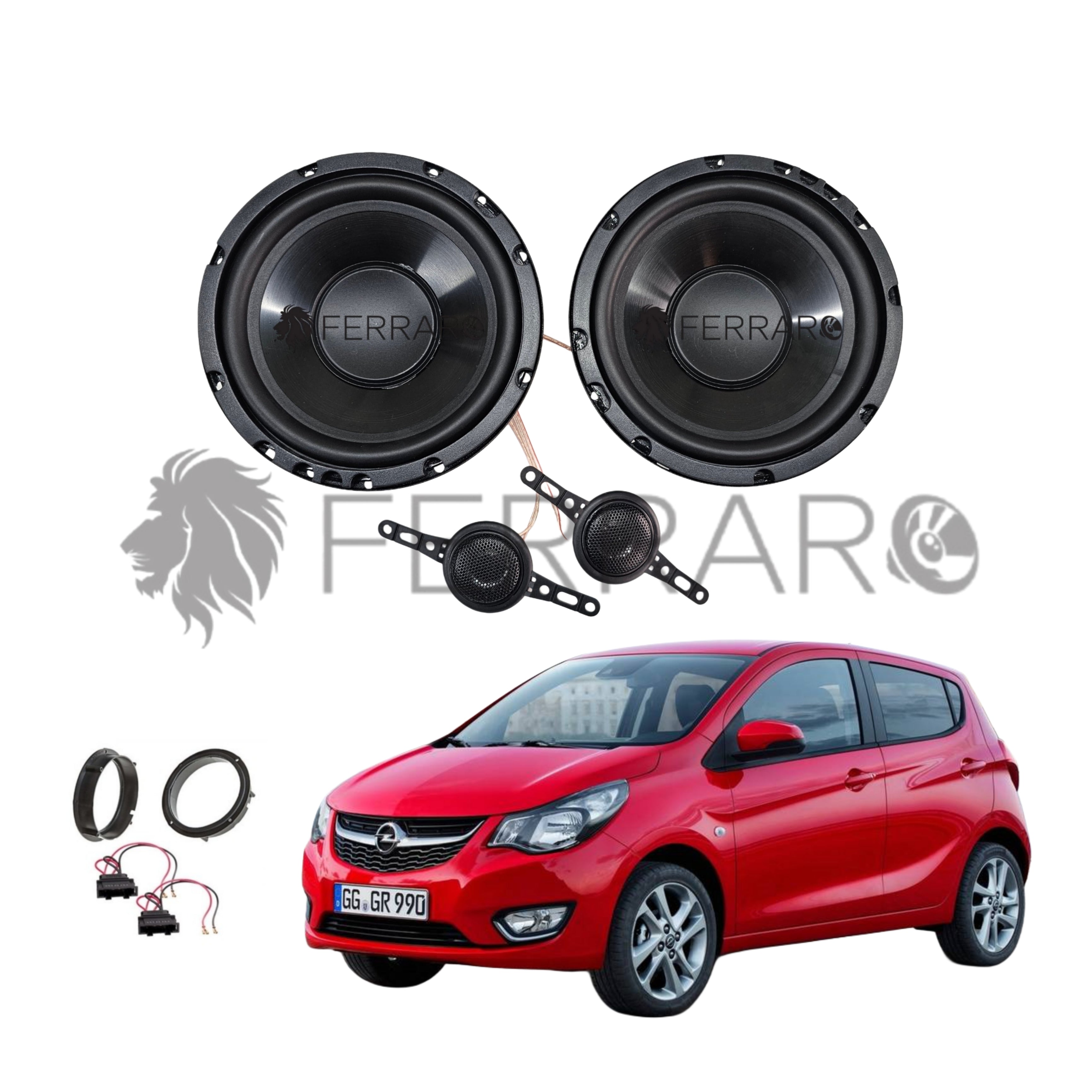 FerraroStore Kit 2 Altoparlanti | ASK-165.2 | Ant o Post | Opel Karl