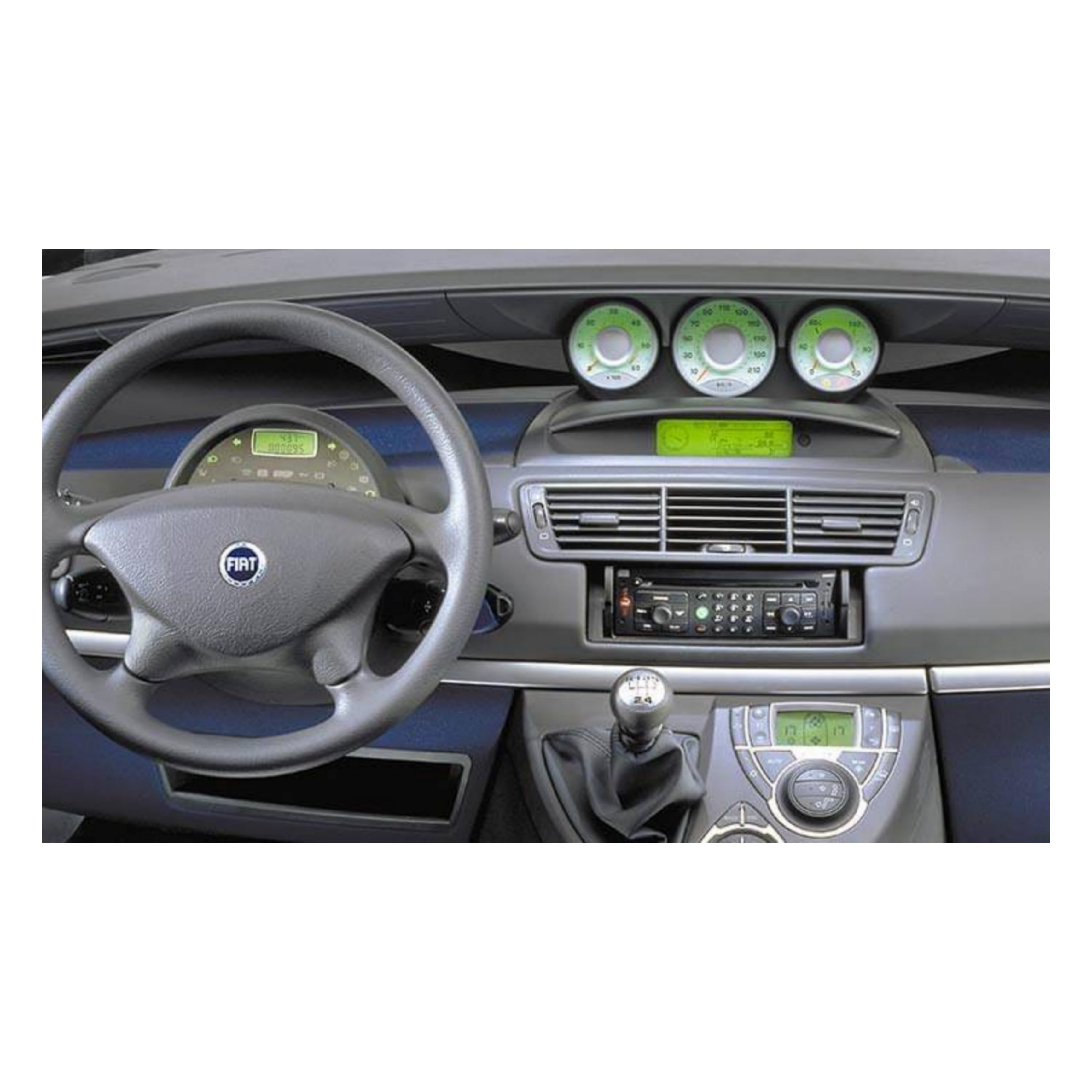Autoradio per Fiat Ulysse 5" | Bluetooth | Radio | USB | Navigatore | CarPlay e Android Auto Cablato