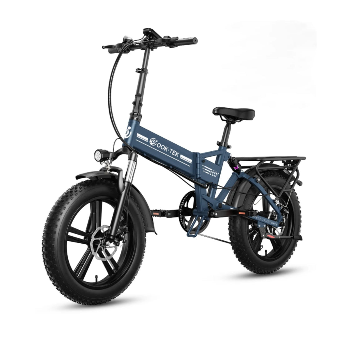 FerraroStore E20, Bici Elettrica Pieghevole, 20", Batteria 48V