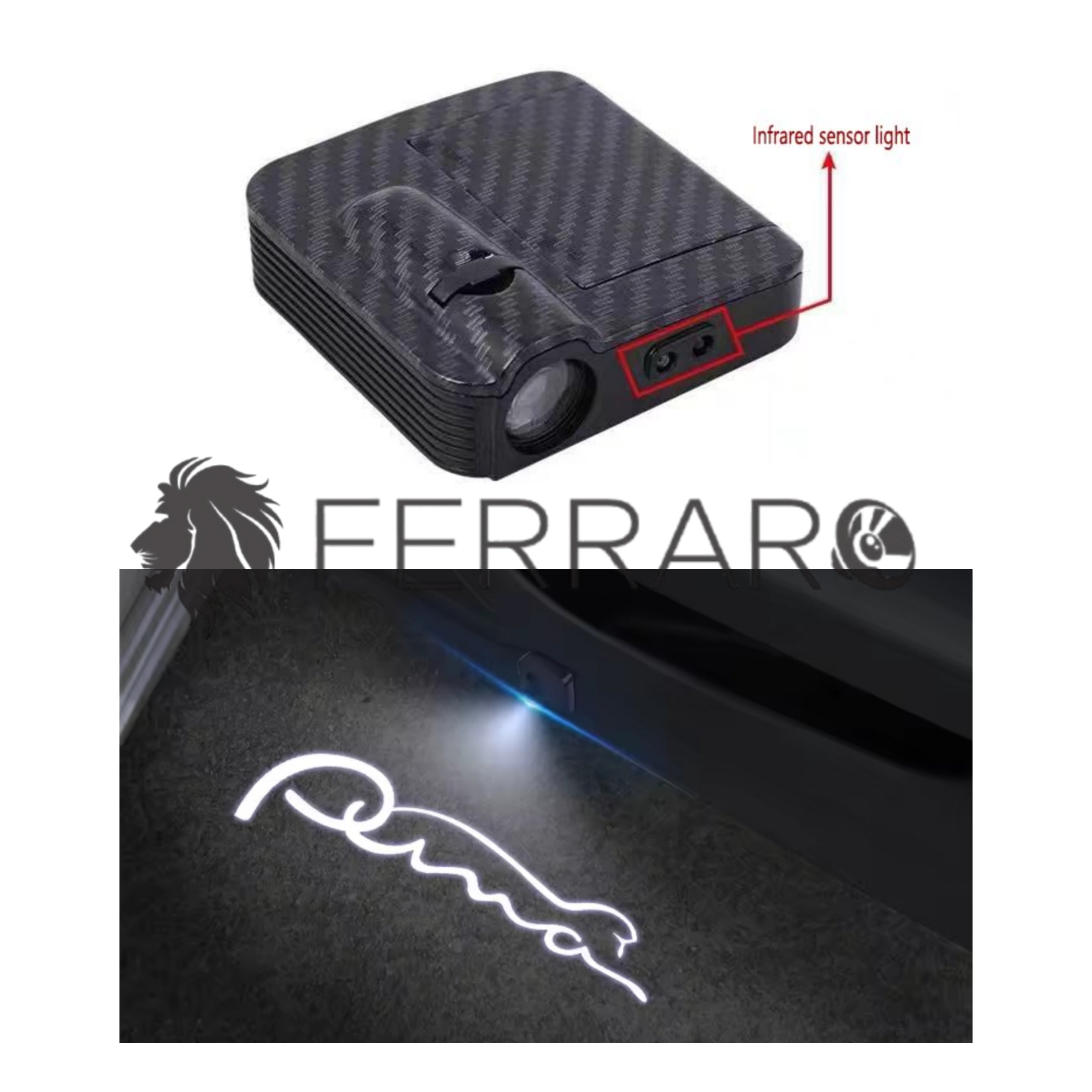 Luce Cortesia Ford Puma | Universale | Adesivo | Batteria (NO INCL.)
